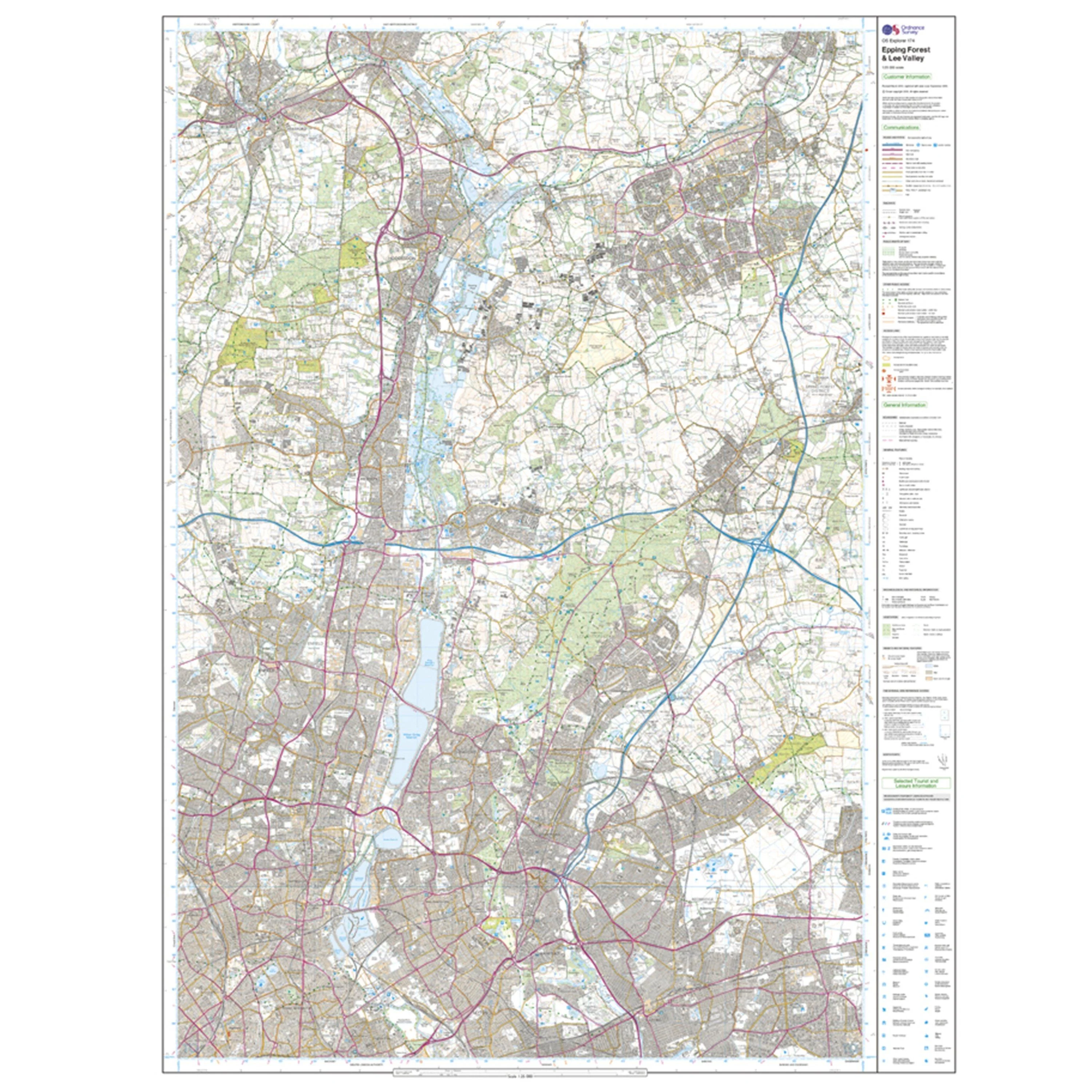 Explorer 174 Epping Forest & Lee Valley Map With Digital Version - Image 3