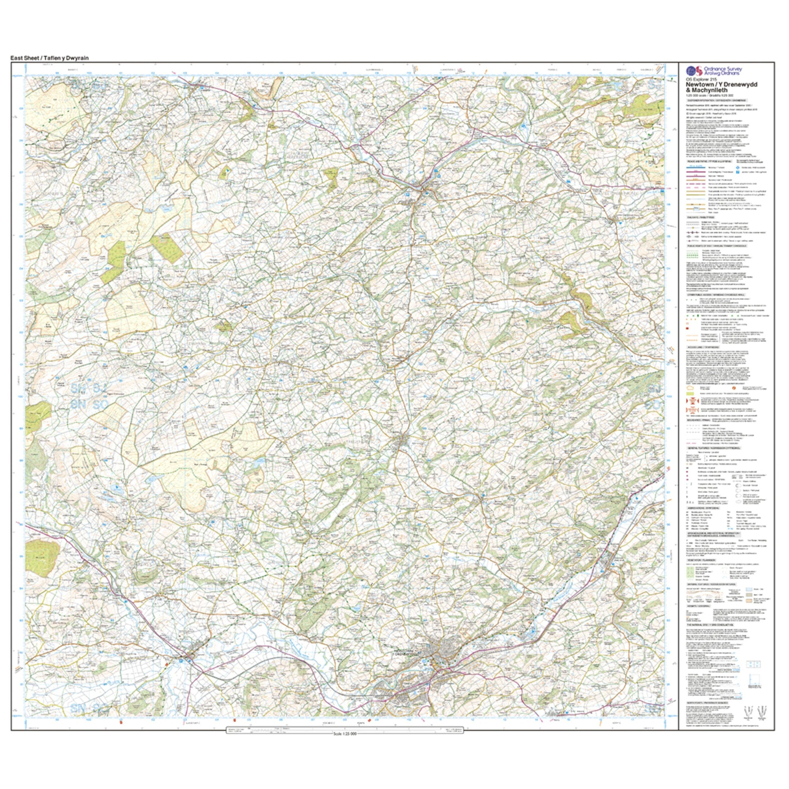 Explorer 215 Newton & Llanfair Caereinion Map With Digital Version - Image 3