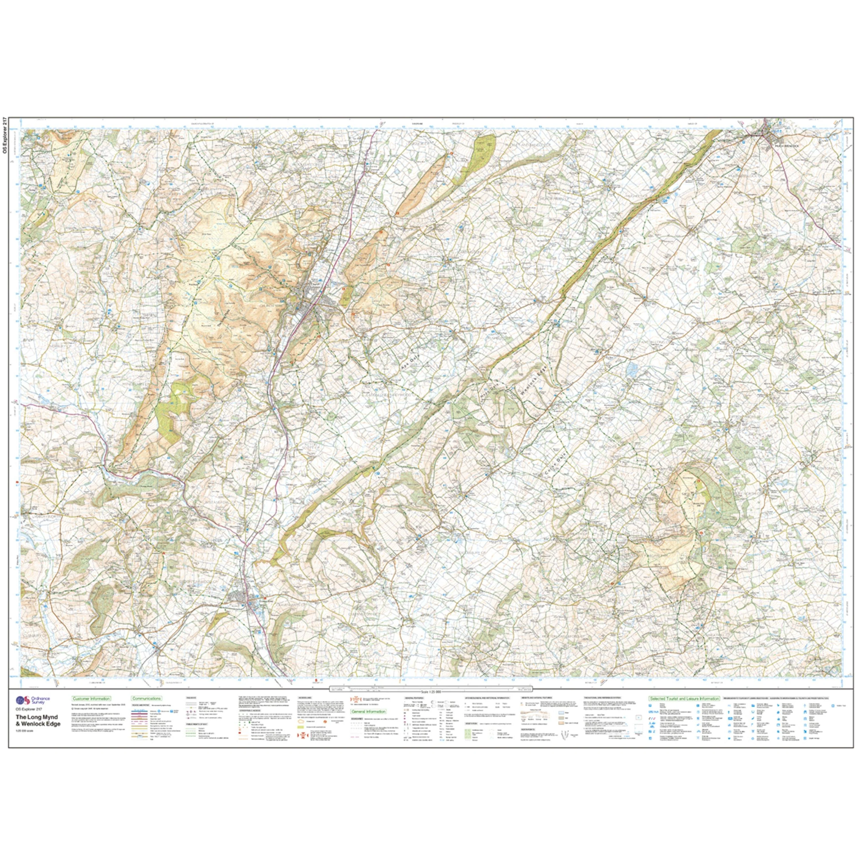 Explorer 217 The Long Mynd & Wenlock Edge Map With Digital Version - Image 3