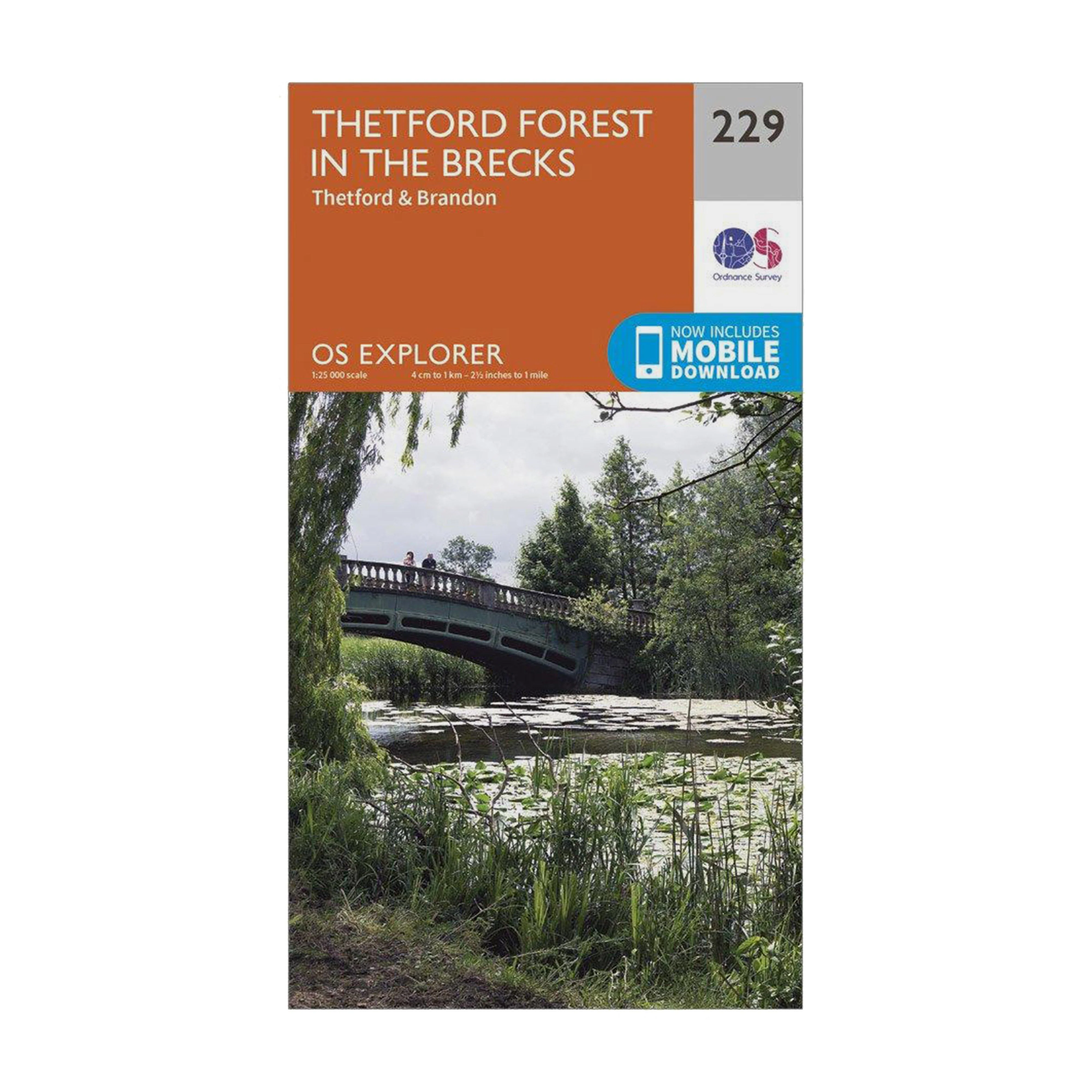 Explorer 229 Thetford Forest in the Brecks Map With Digital Version - Image 4