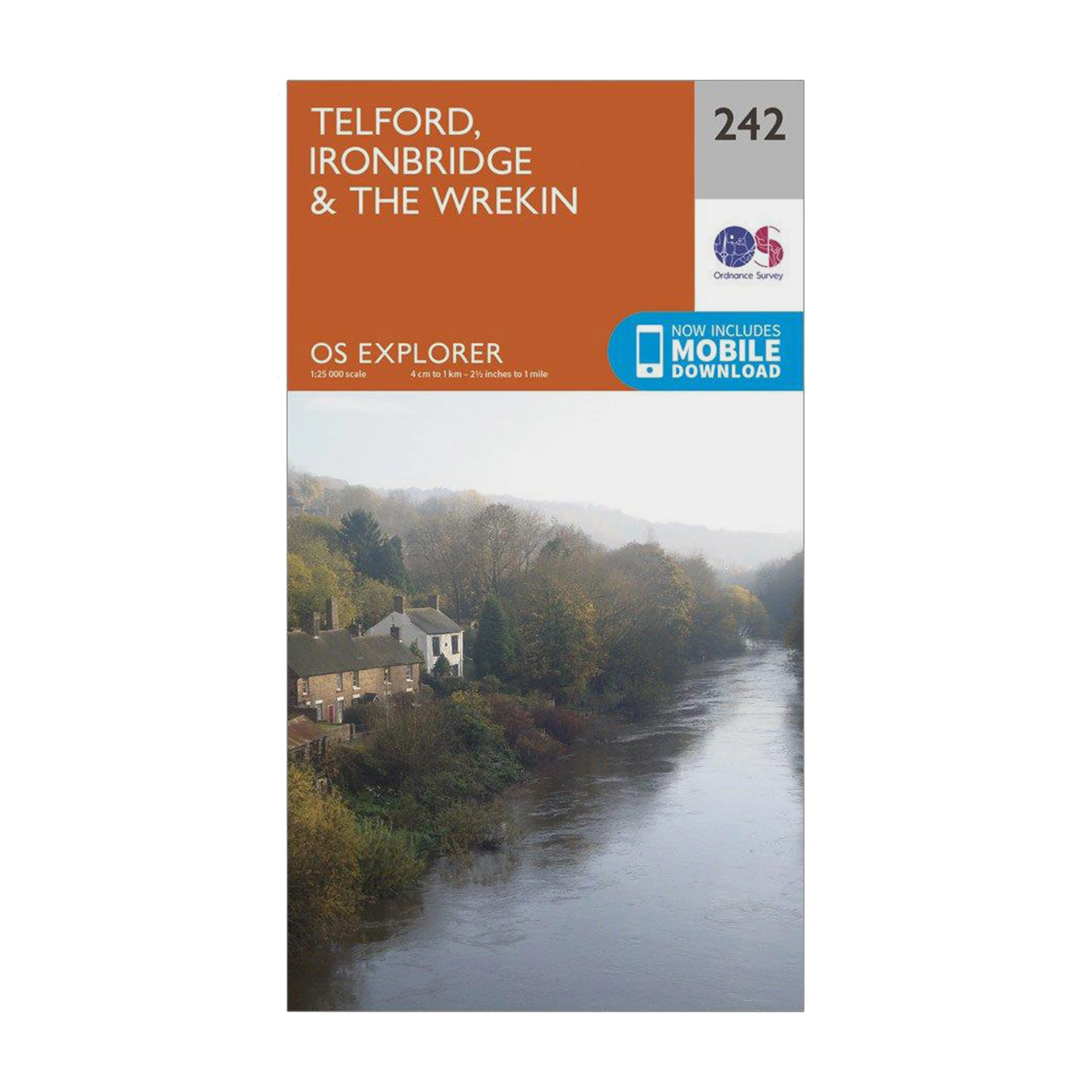Explorer 242 Telford, Ironbridge & The Wrekin Map With Digital Version - Image 4