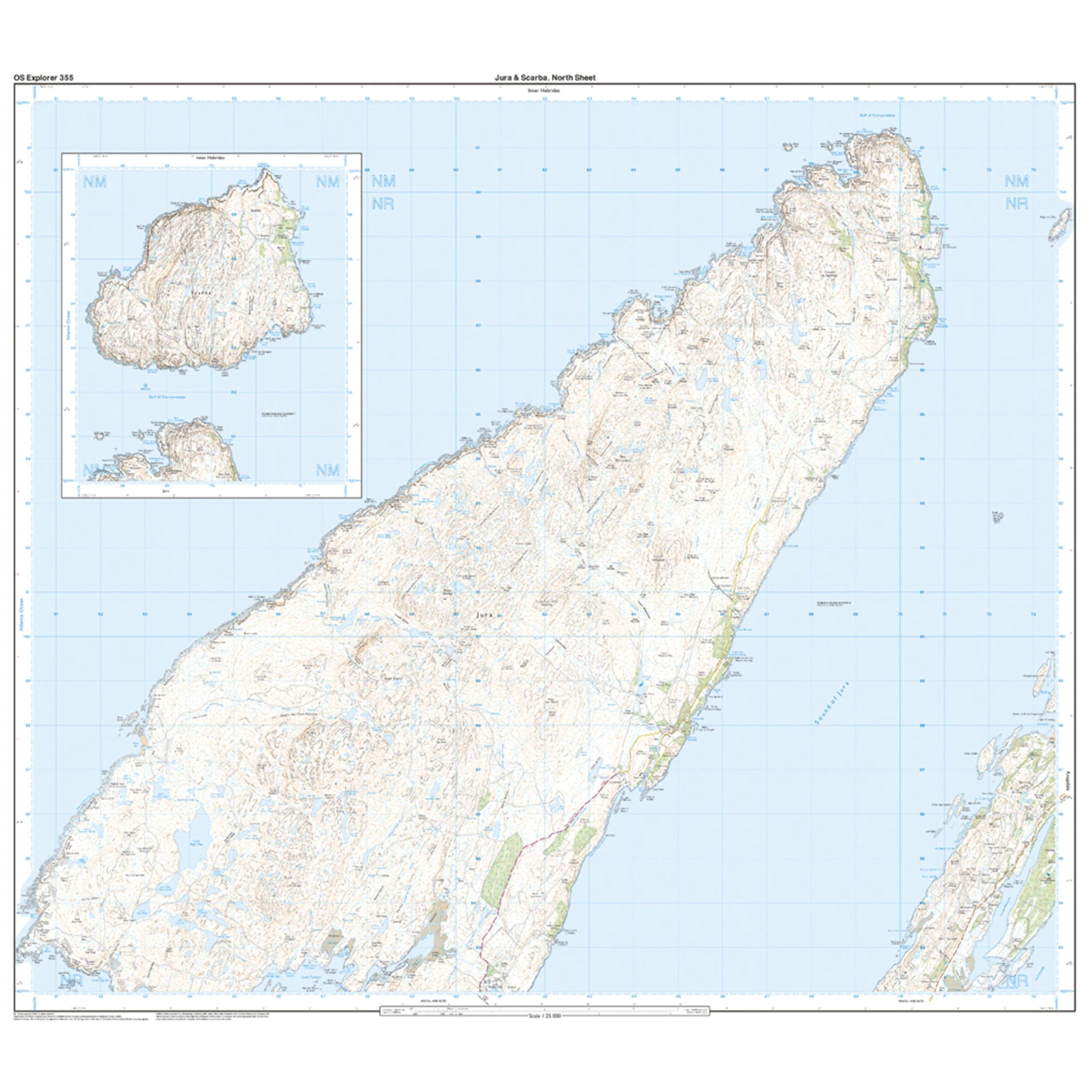 Explorer 355 Jura & Scarba Map With Digital Version - Image 3
