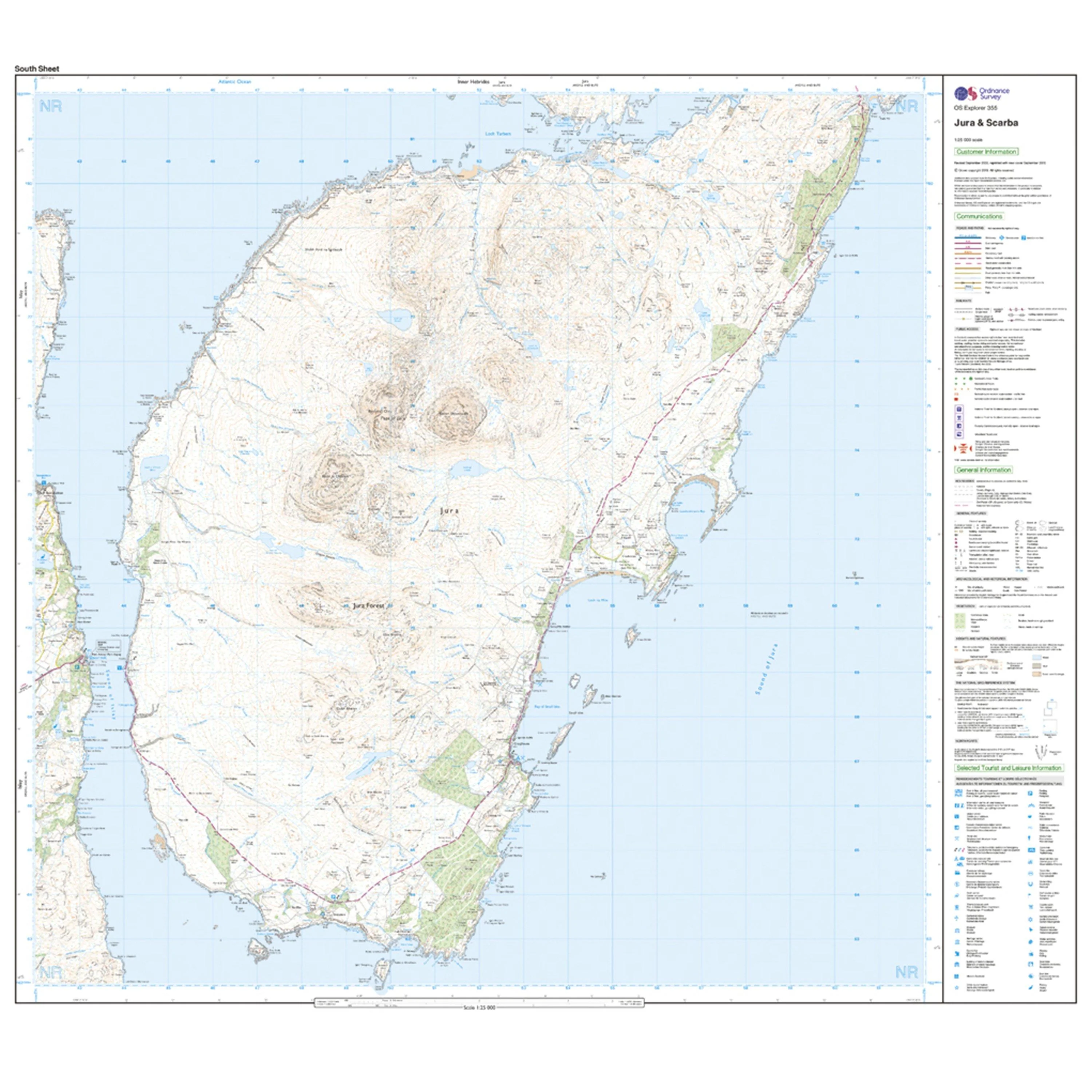 Explorer 355 Jura & Scarba Map With Digital Version - Image 4