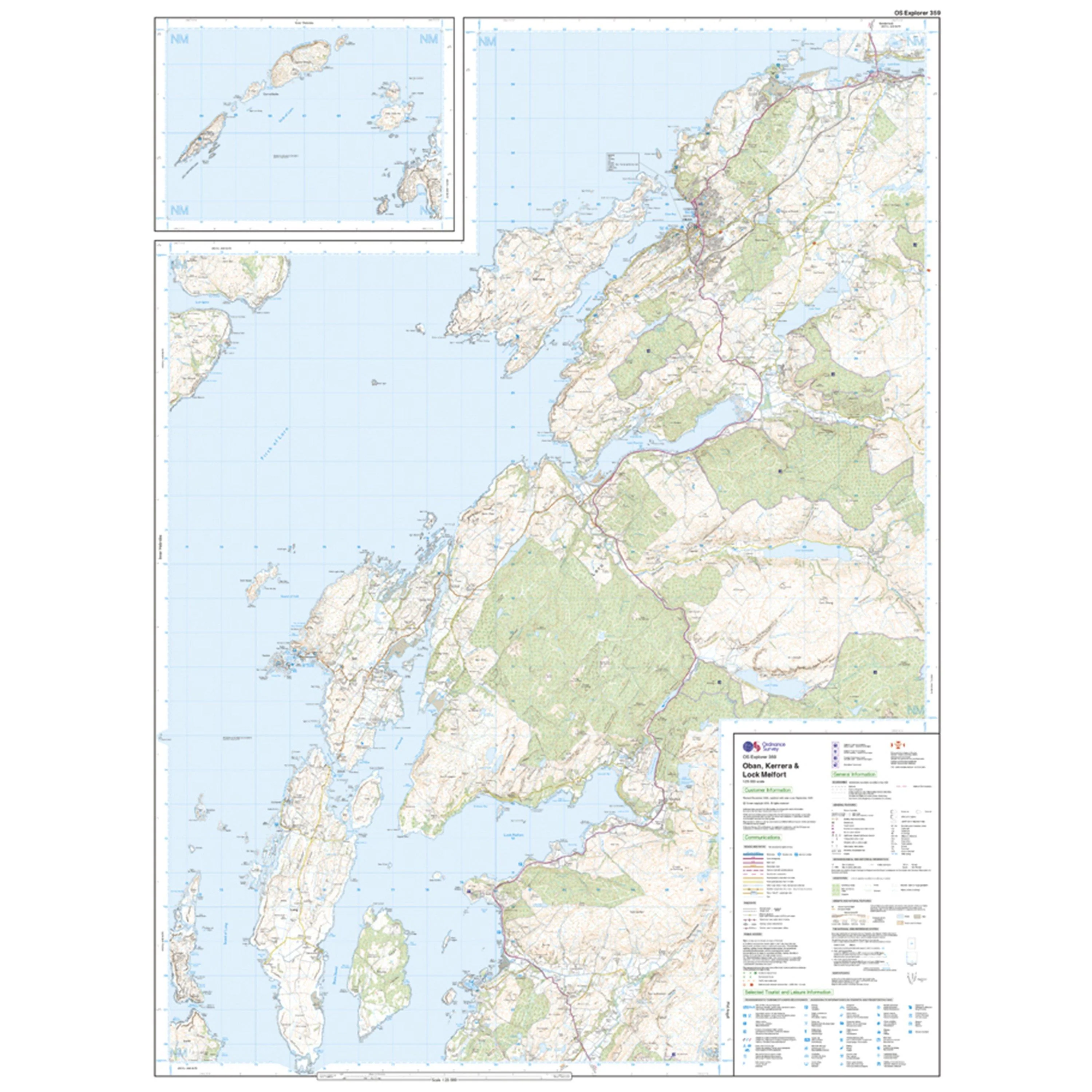 Explorer 359 Oban, Kerrera & Loch Melfort Map With Digital Version - Image 3