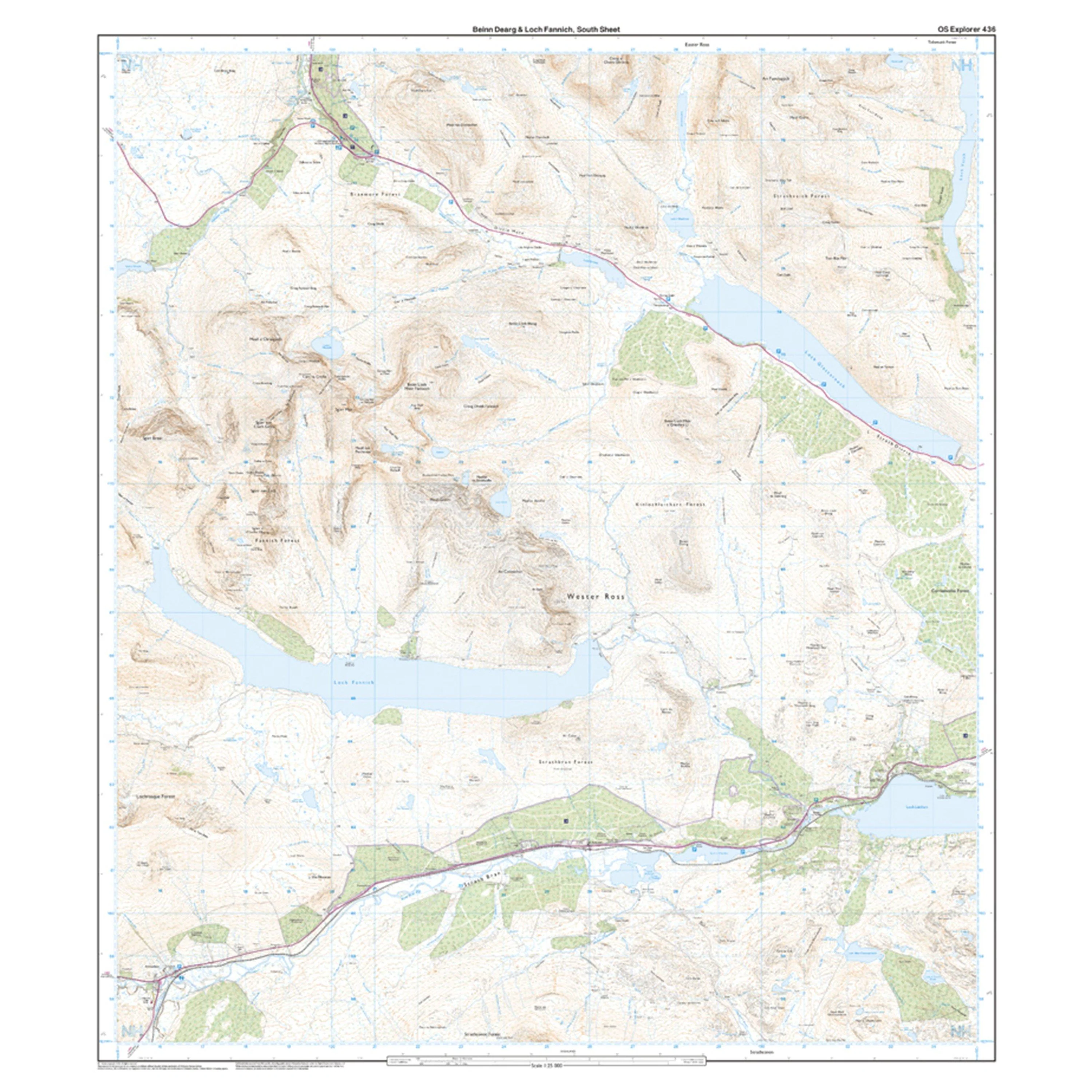 Explorer 436 An Teallach & Slioch Map With Digital Version - Image 4