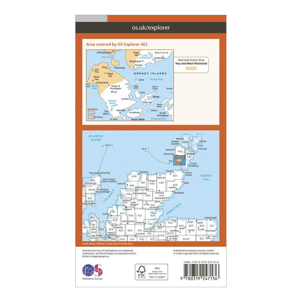 Explorer 462 Orkney Map With Digital Version - Image 2