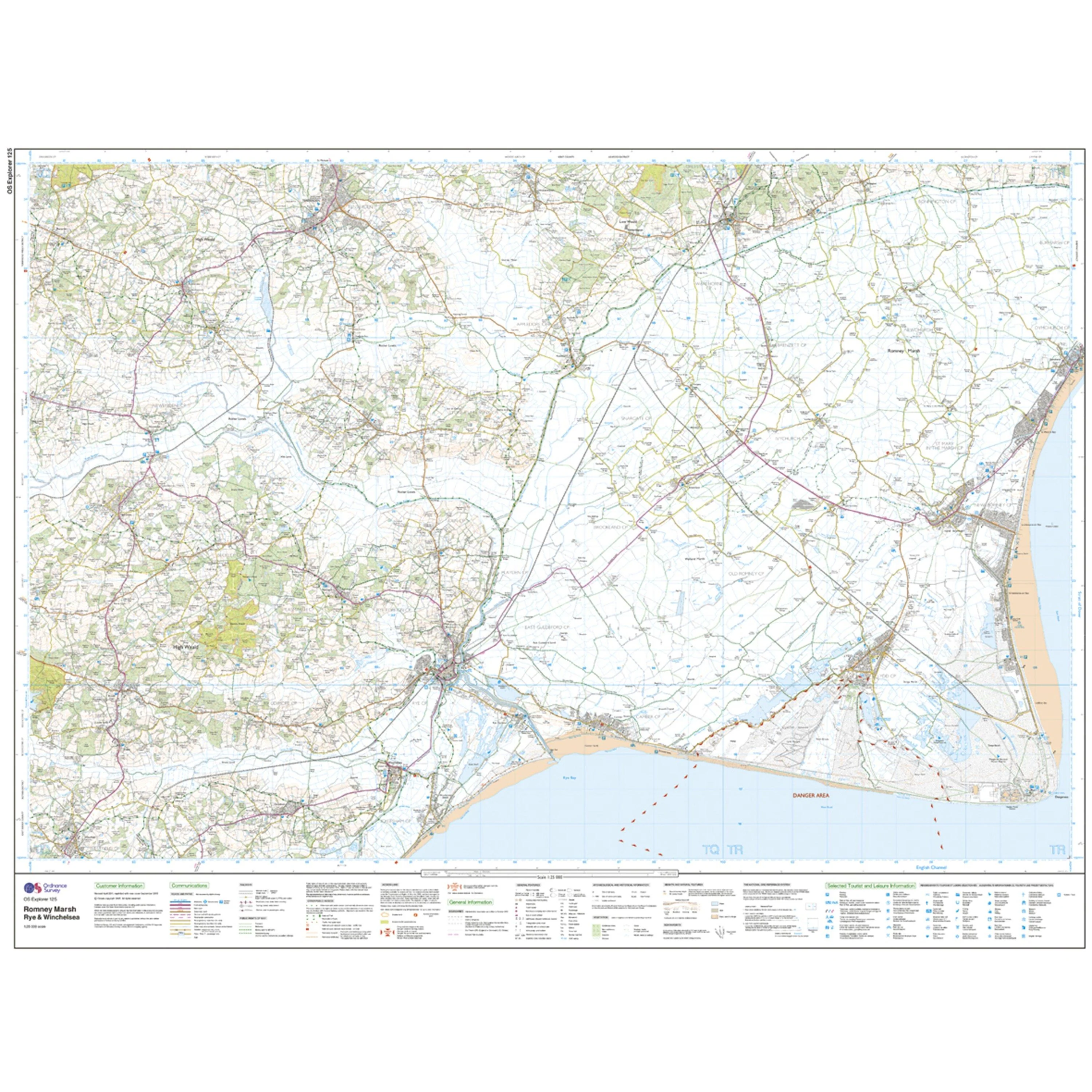 Explorer Active 125 Romneys Marsh, Rye & Winchelsea Map With Digital Version - Image 3