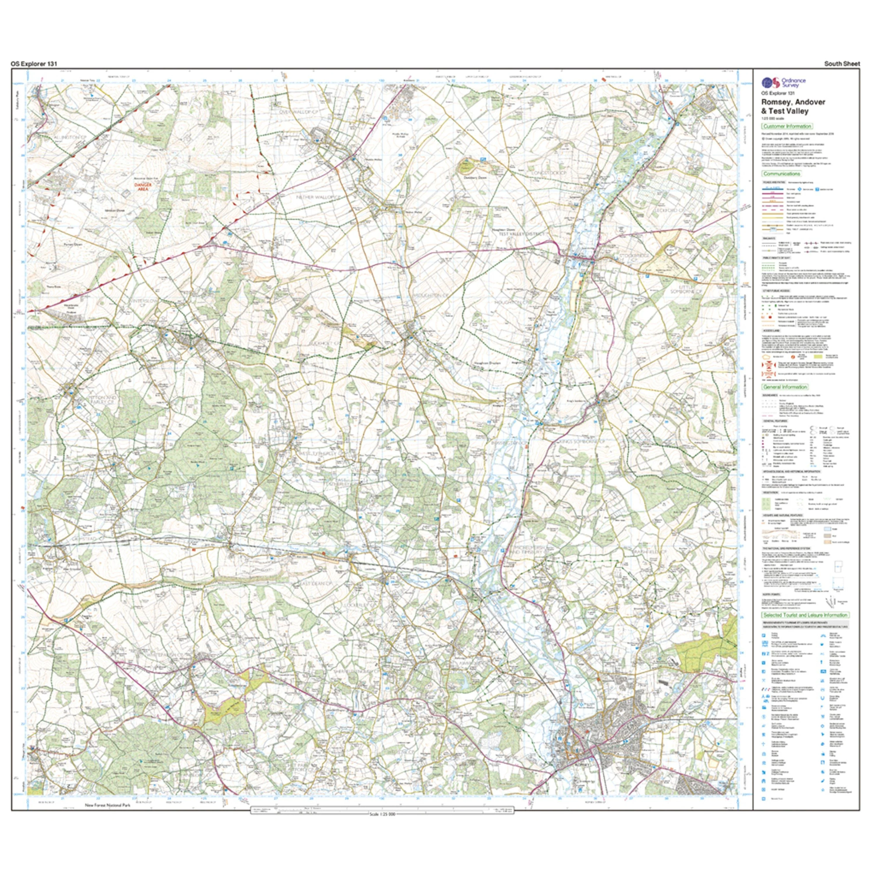 Explorer Active 131 Romsey, Andover & Test Valley Map With Digital Version - Image 4