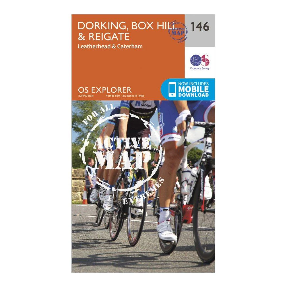 Explorer Active 146 Dorking, Box Hill & Reigate Map With Digital Version - Image 4