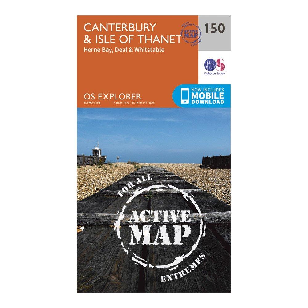 Explorer Active 150 Canterbury & The Isle of Thanet Map With Digital Version - Image 4