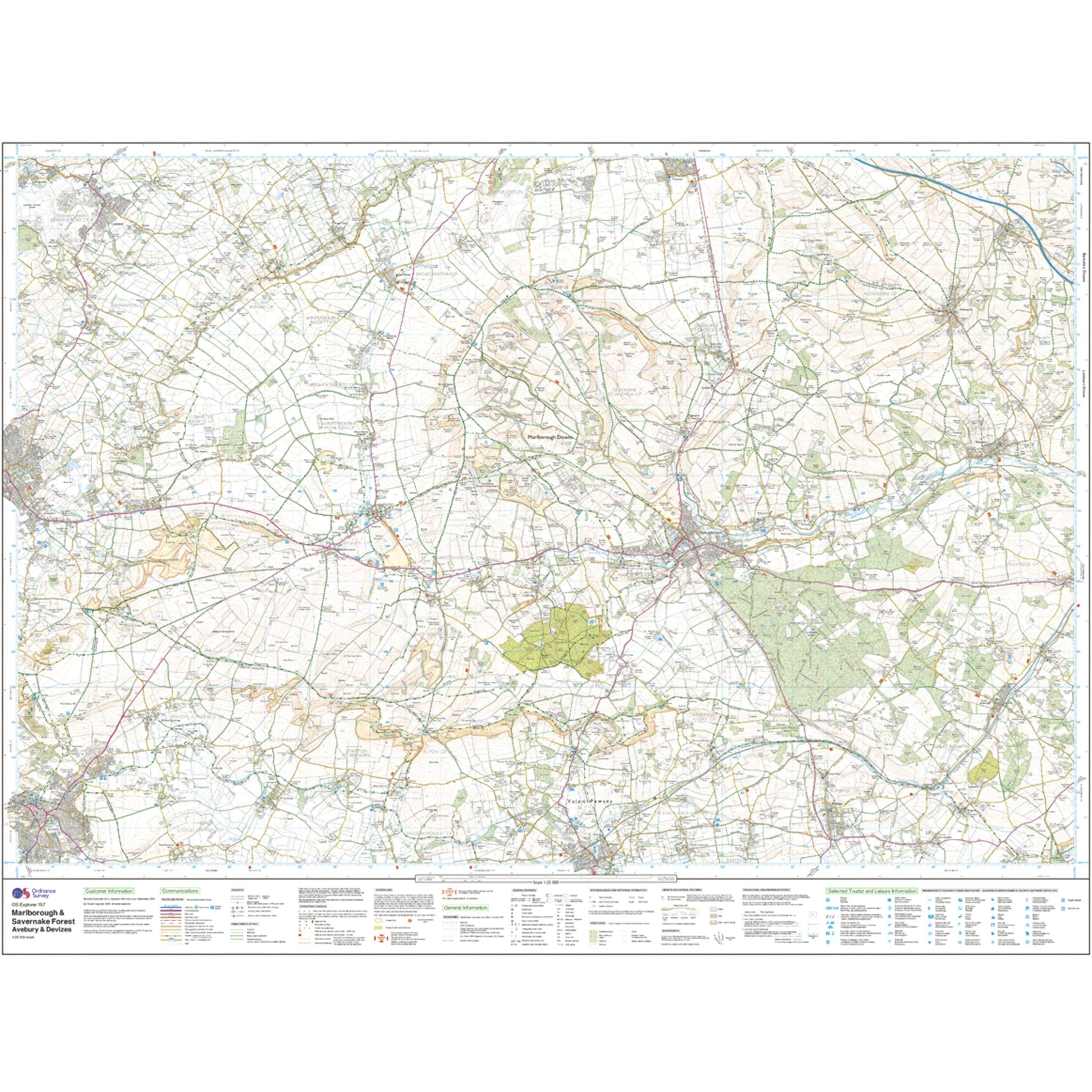 Explorer Active 157 Marlborough & Savernake Forest Map With Digital Version - Image 3