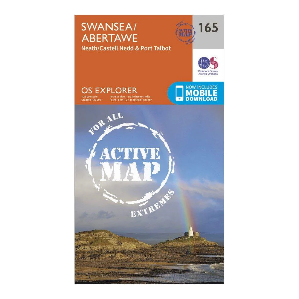 Explorer Active 165 Swansea, Neath & Port Talbot Map With Digital Version - Image 4
