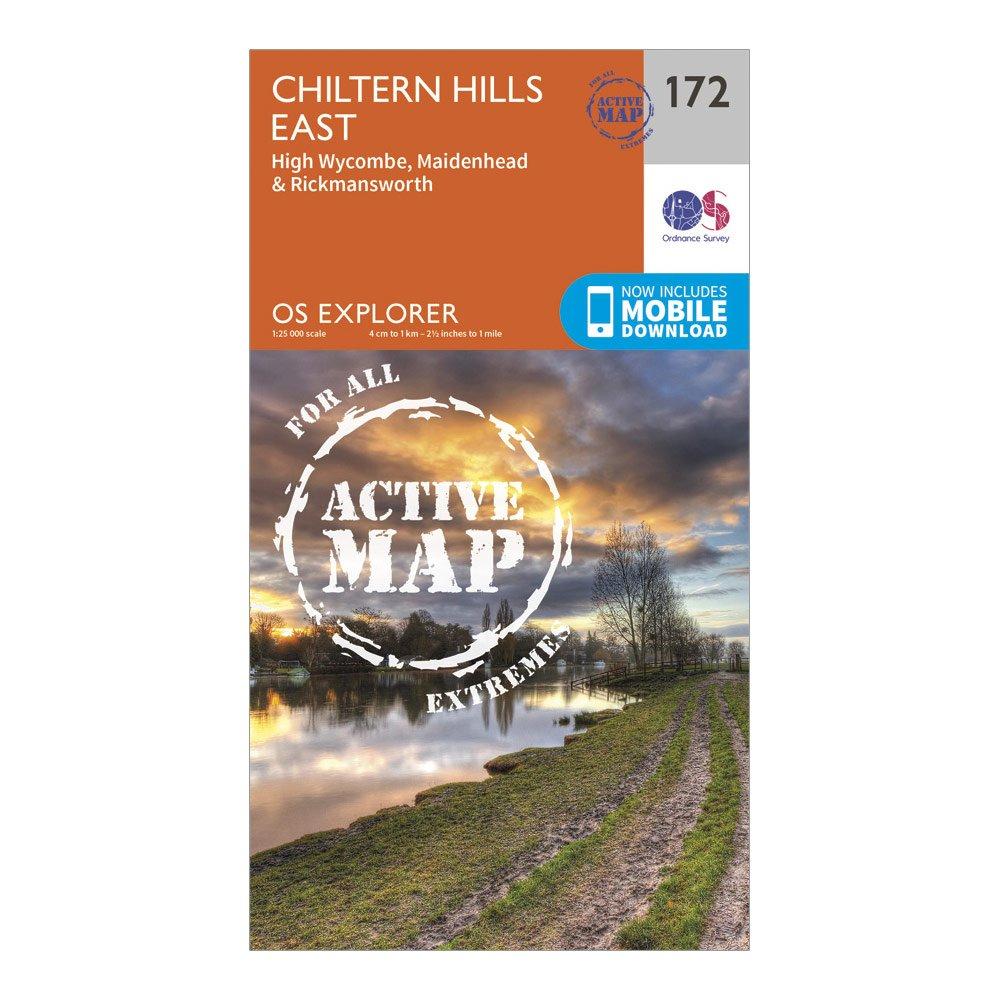 Explorer Active 172 Chiltern Hills East Map With Digital Version - Image 4