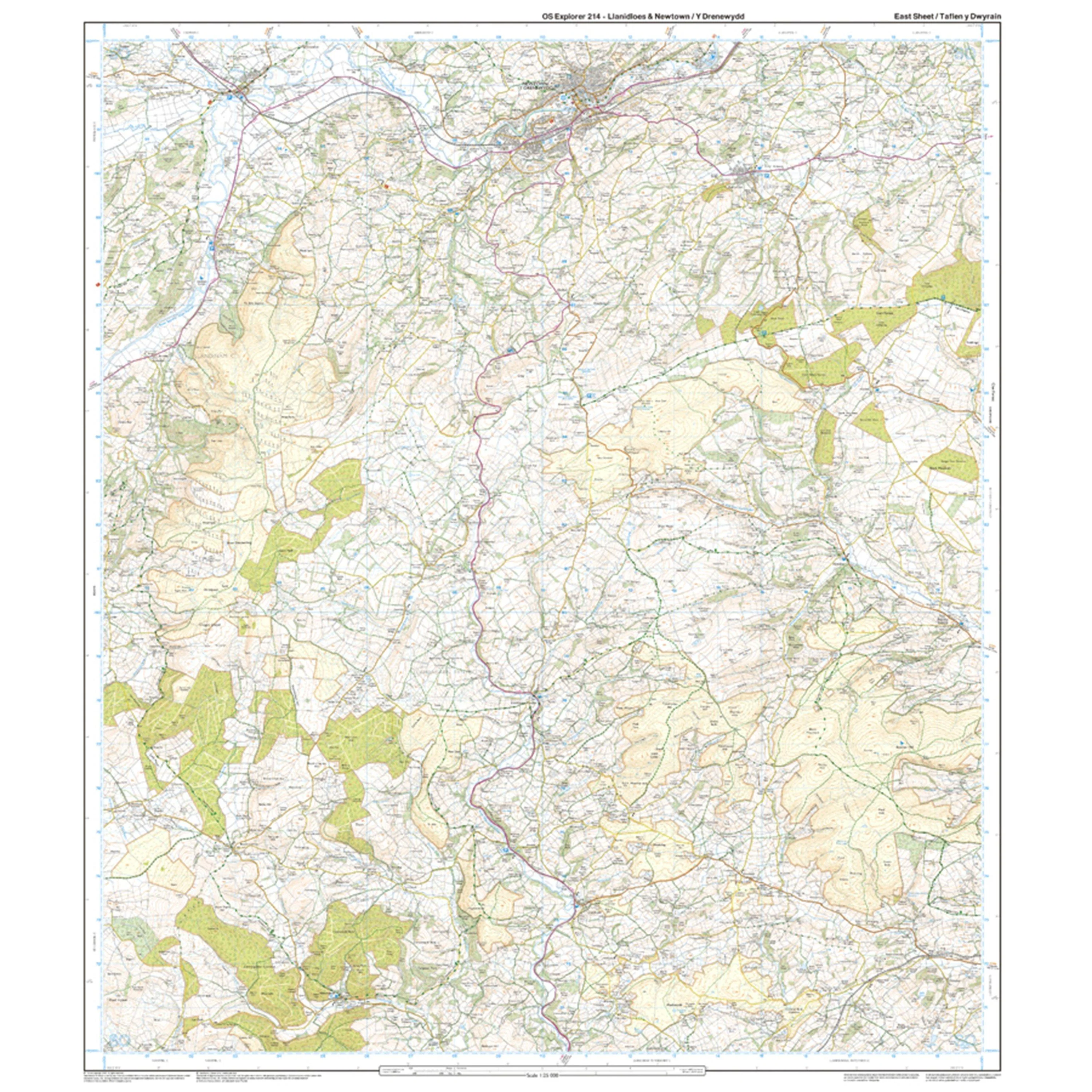 Explorer Active 214 Llanidloes & Newton Map With Digital Version - Image 3