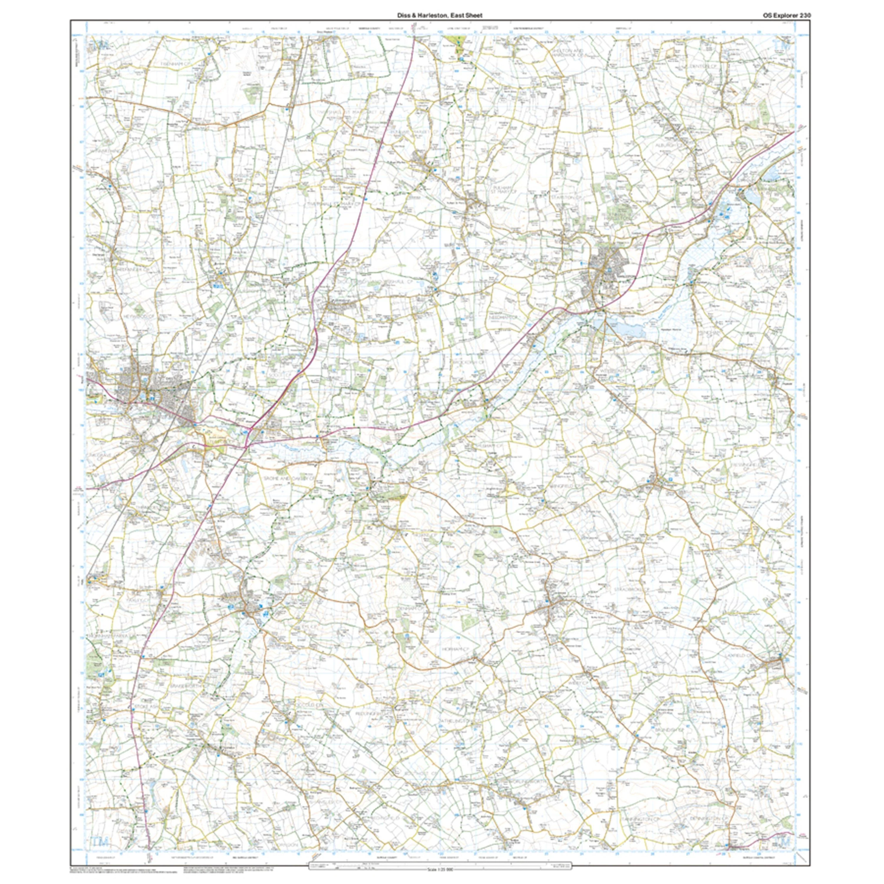Explorer Active 230 Diss & Harleston Map With Digital Version - Image 3