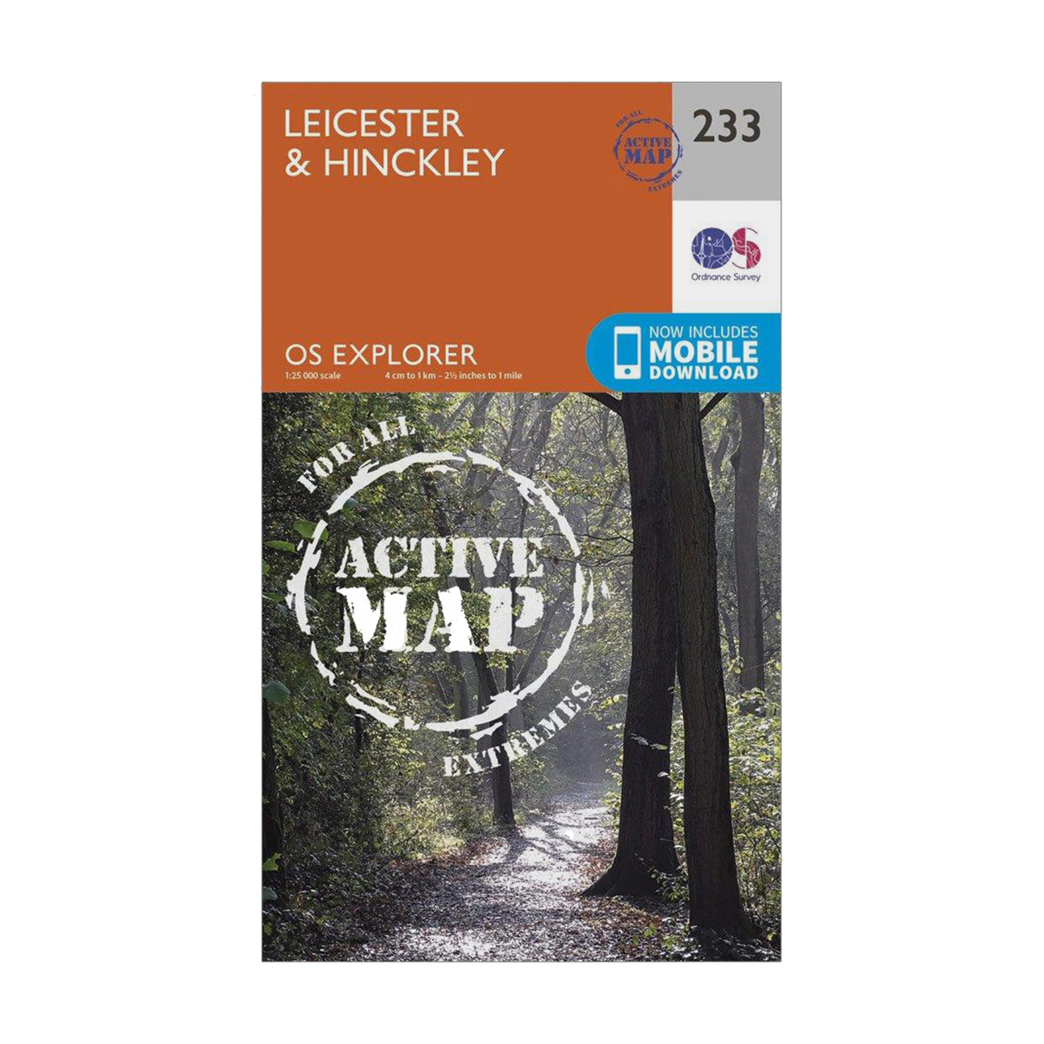 Explorer Active 233 Leicester & Hinckley Map With Digital Version - Image 5