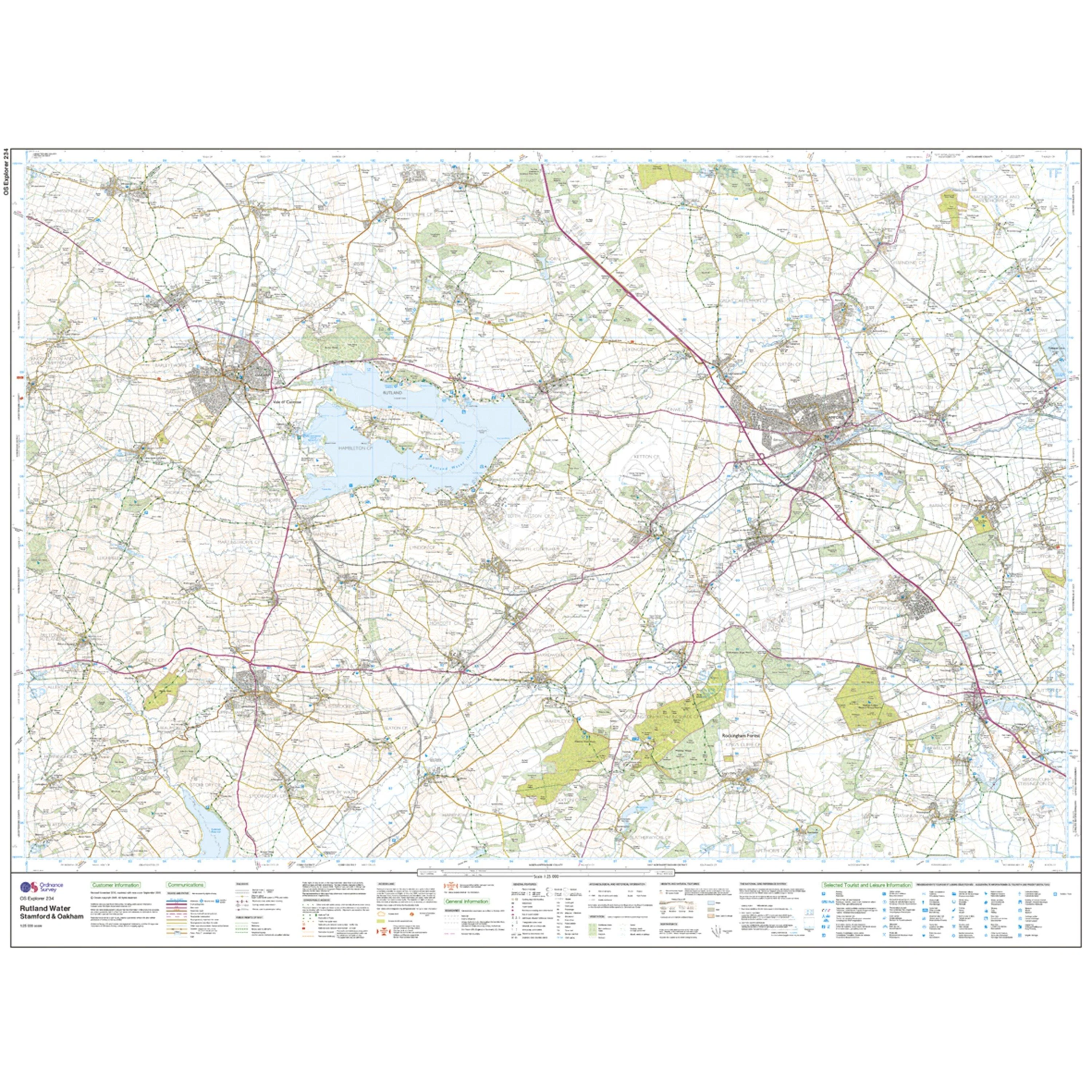 Explorer Active 234 Rutland Water Map With Digital Version - Image 3