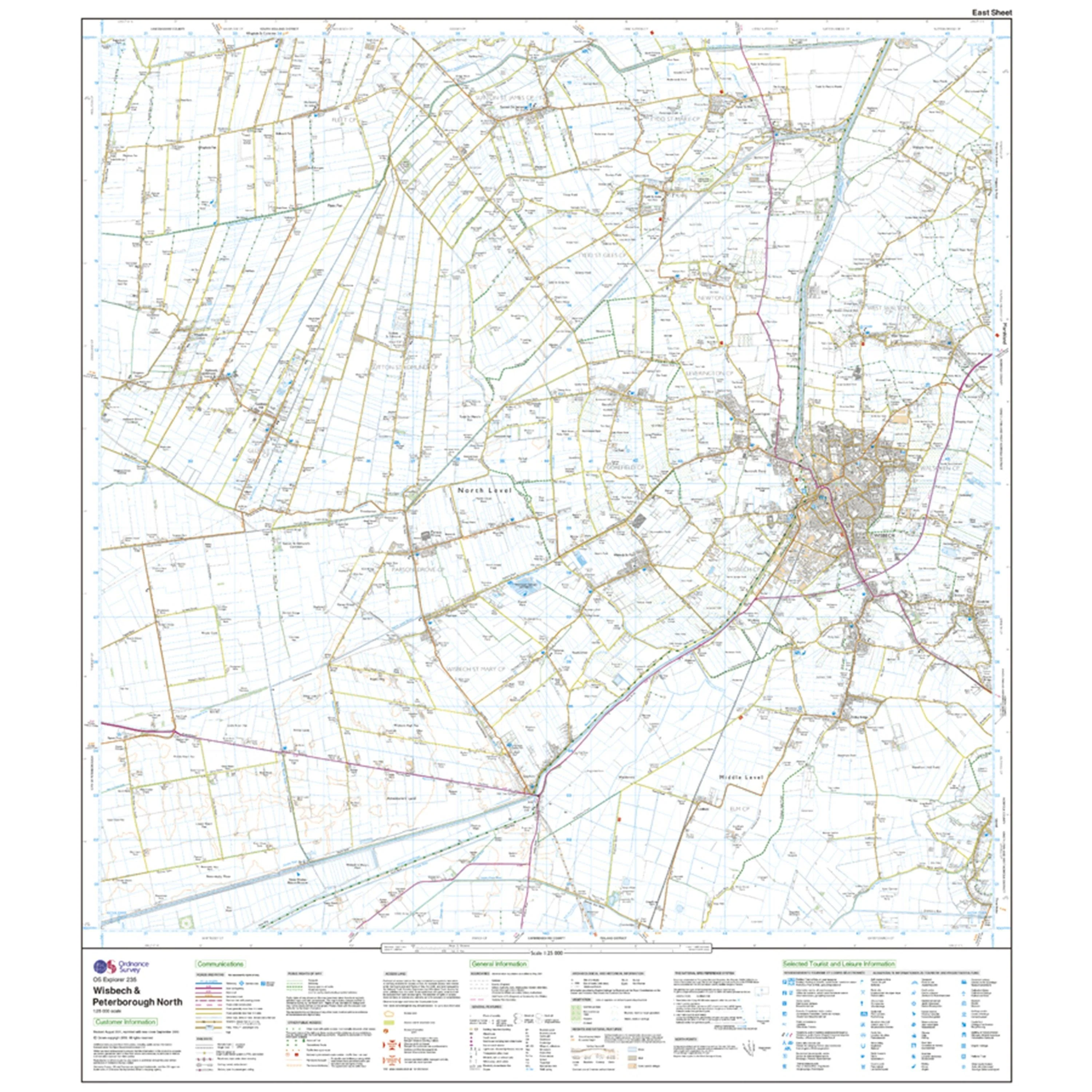 Explorer Active 235 Wisbech & Peterborough North Map With Digital Version - Image 3