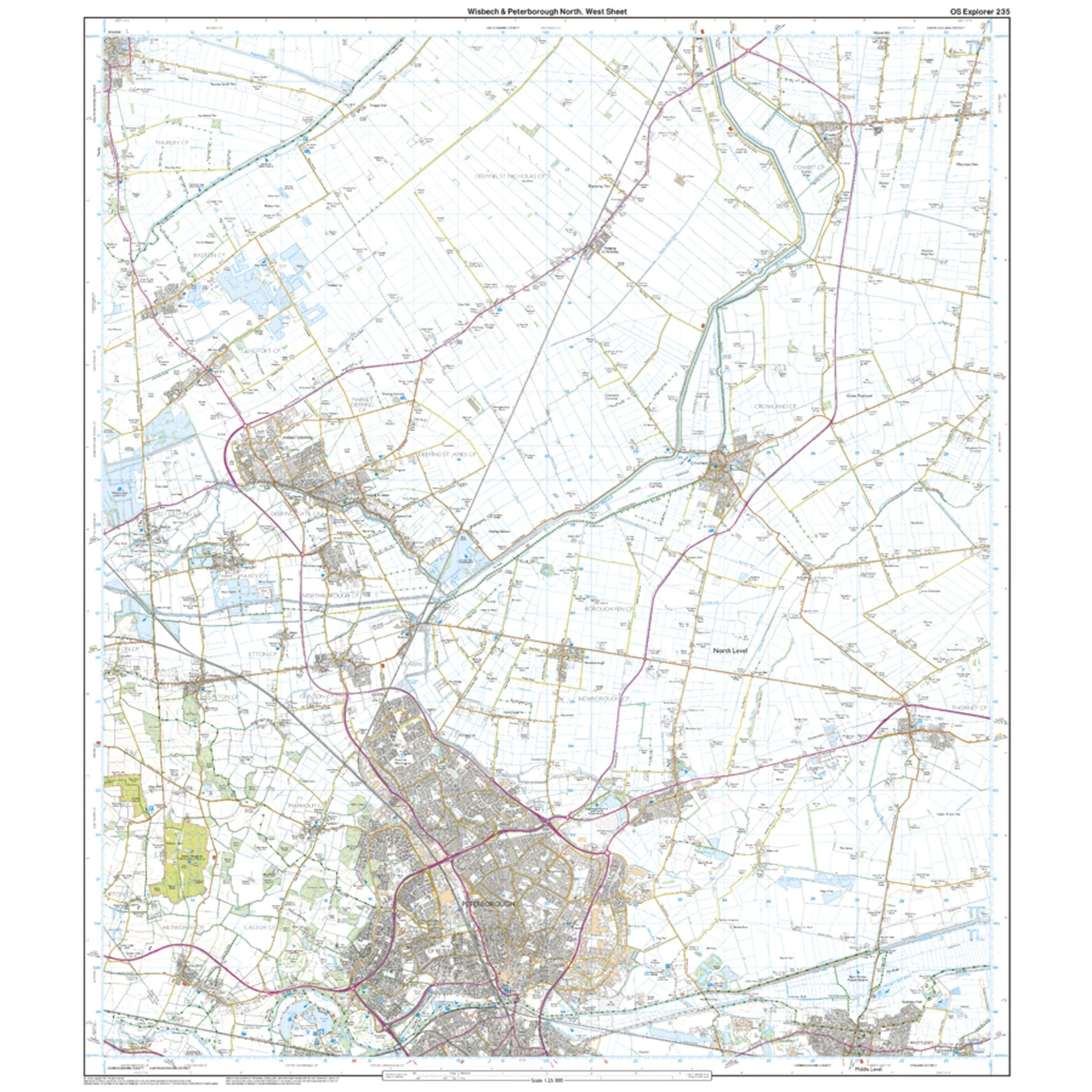 Explorer Active 235 Wisbech & Peterborough North Map With Digital Version - Image 4