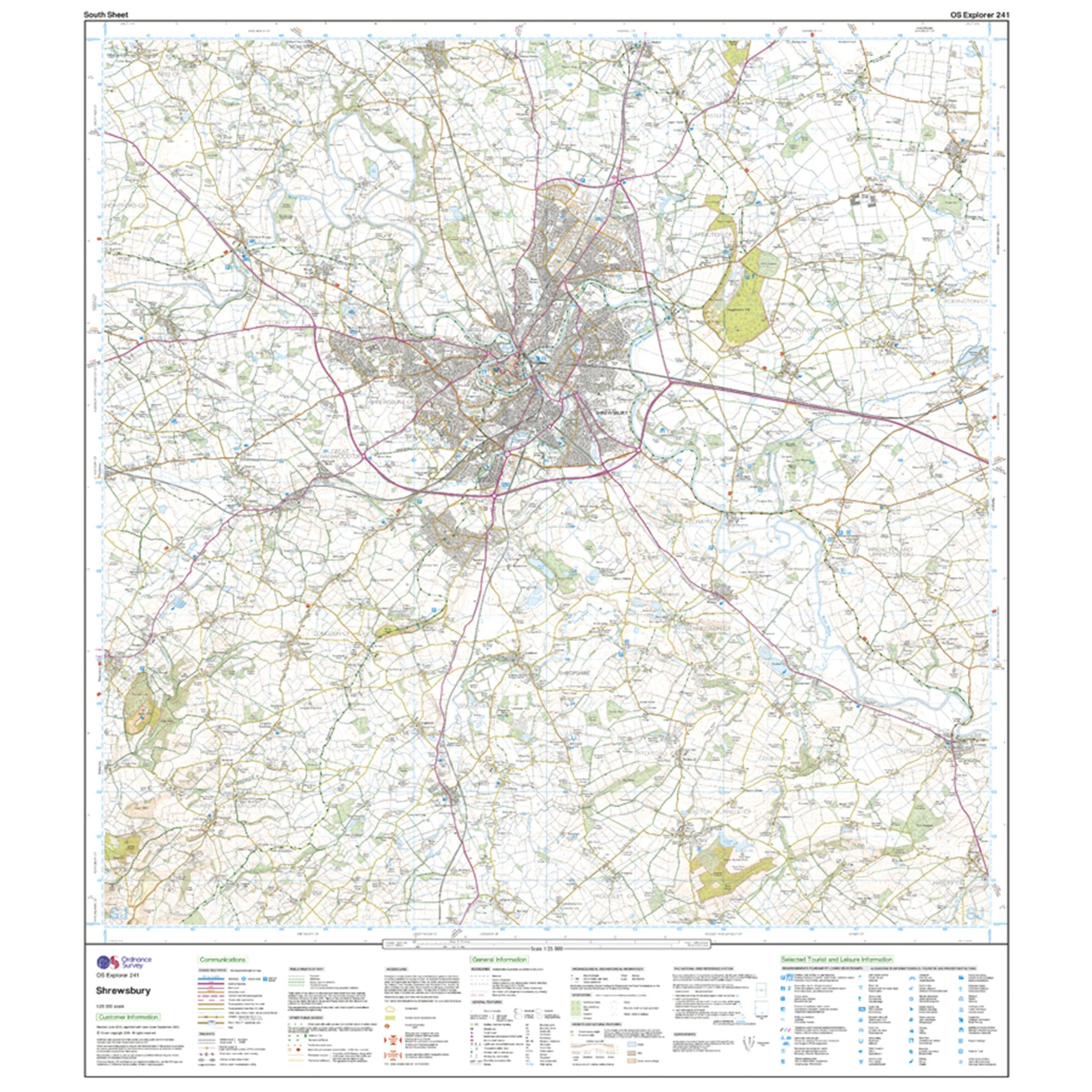 Explorer Active 241 Shrewsbury, Wem, Shawbury & Baschurch Map With Digital Version - Image 4