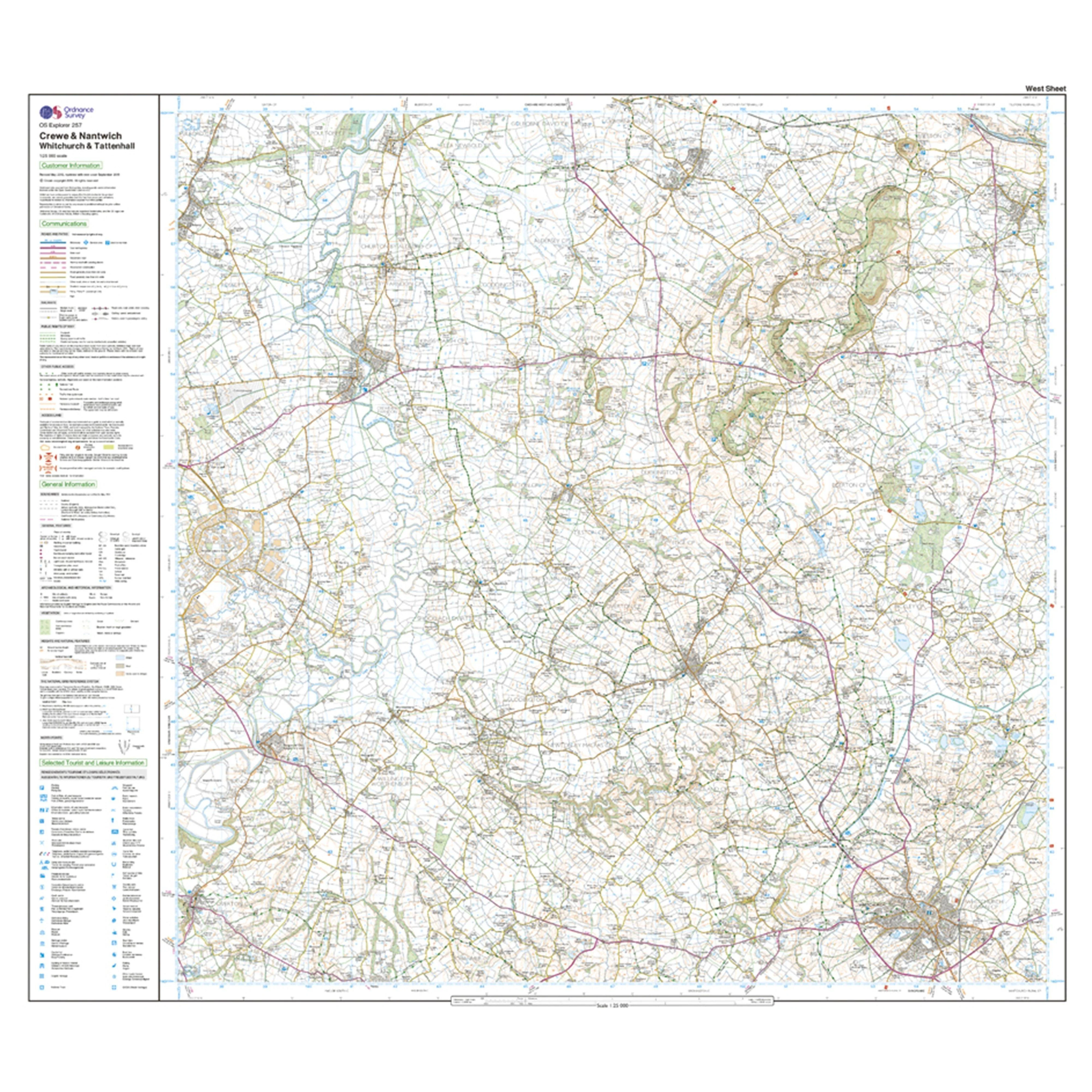 Explorer Active 257 Crewe & Nantwich Map with Digital Version - Image 4