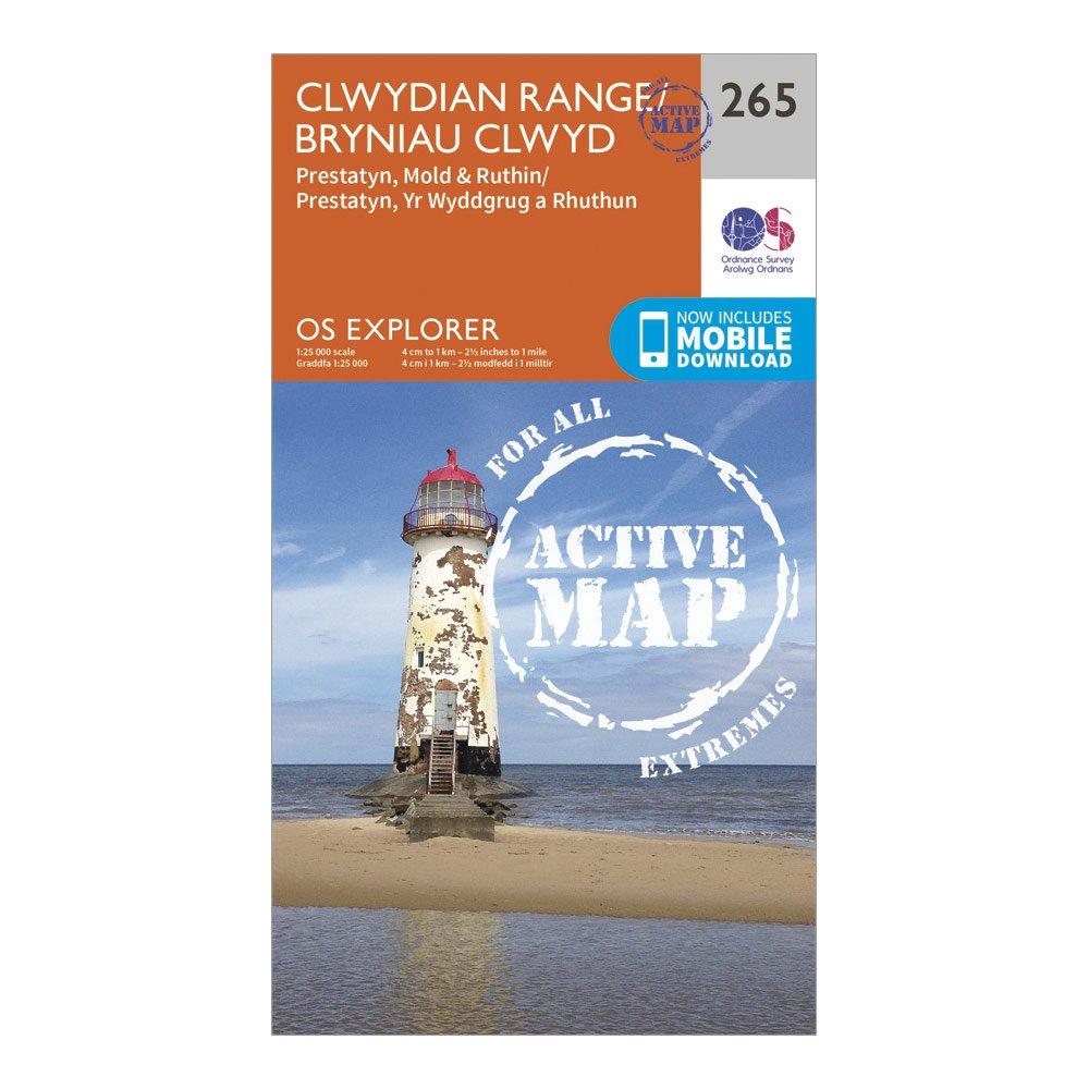 Explorer Active 265 Clwydian Range, Prestatyn, Mold & Ruthin Map With Digital Version - Image 4