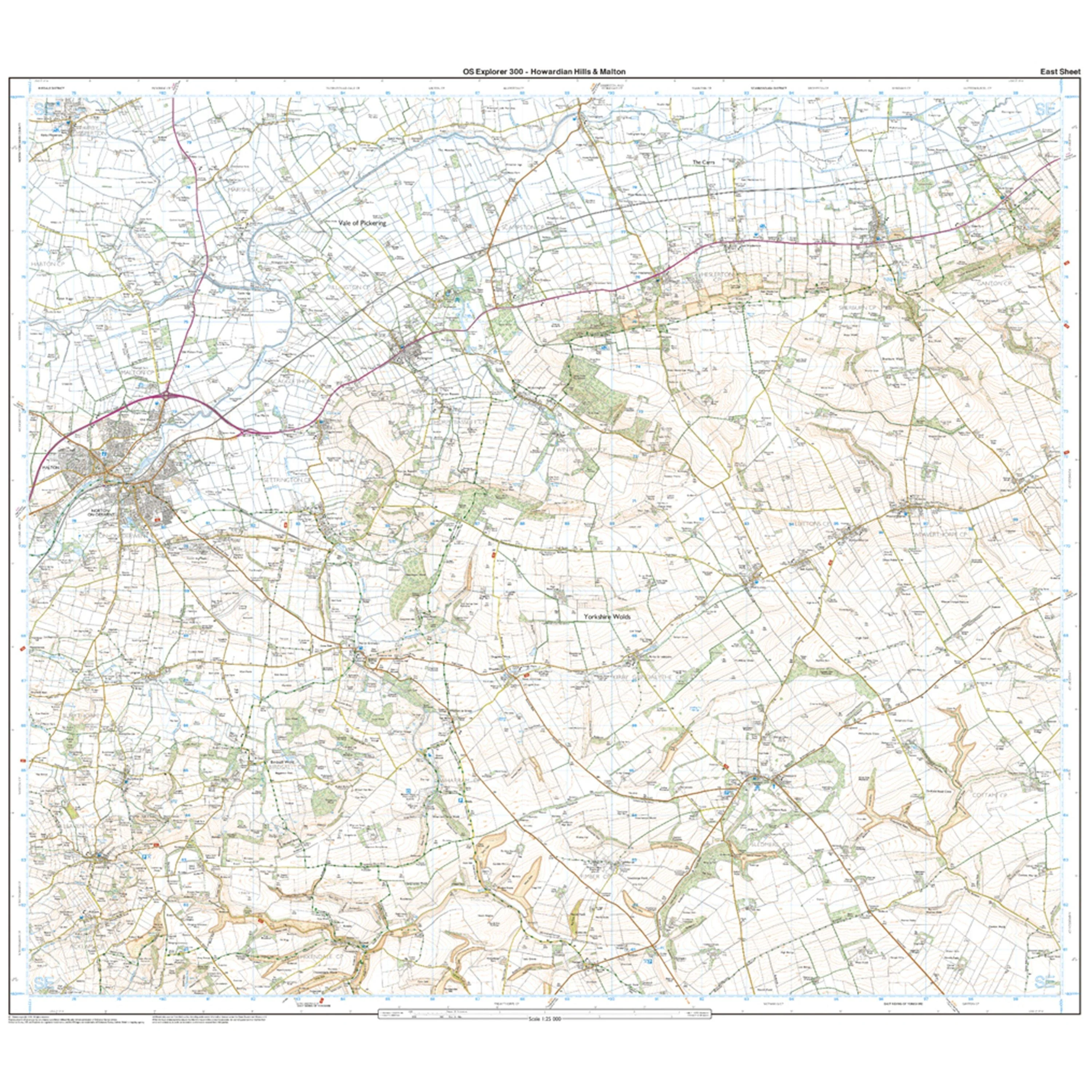 Explorer Active 300 Howardian Hills & Malton Map With Digital Version - Image 3
