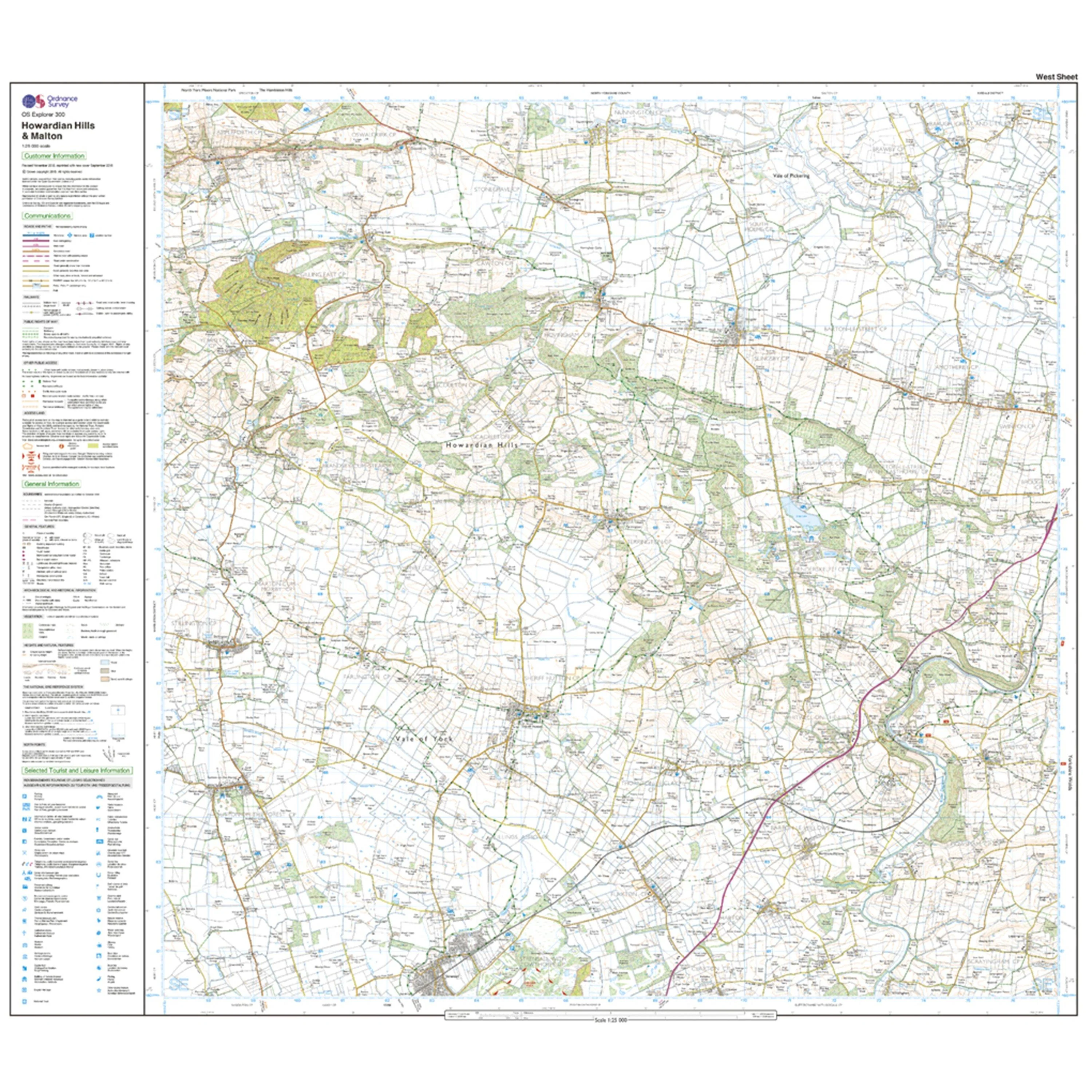 Explorer Active 300 Howardian Hills & Malton Map With Digital Version - Image 4