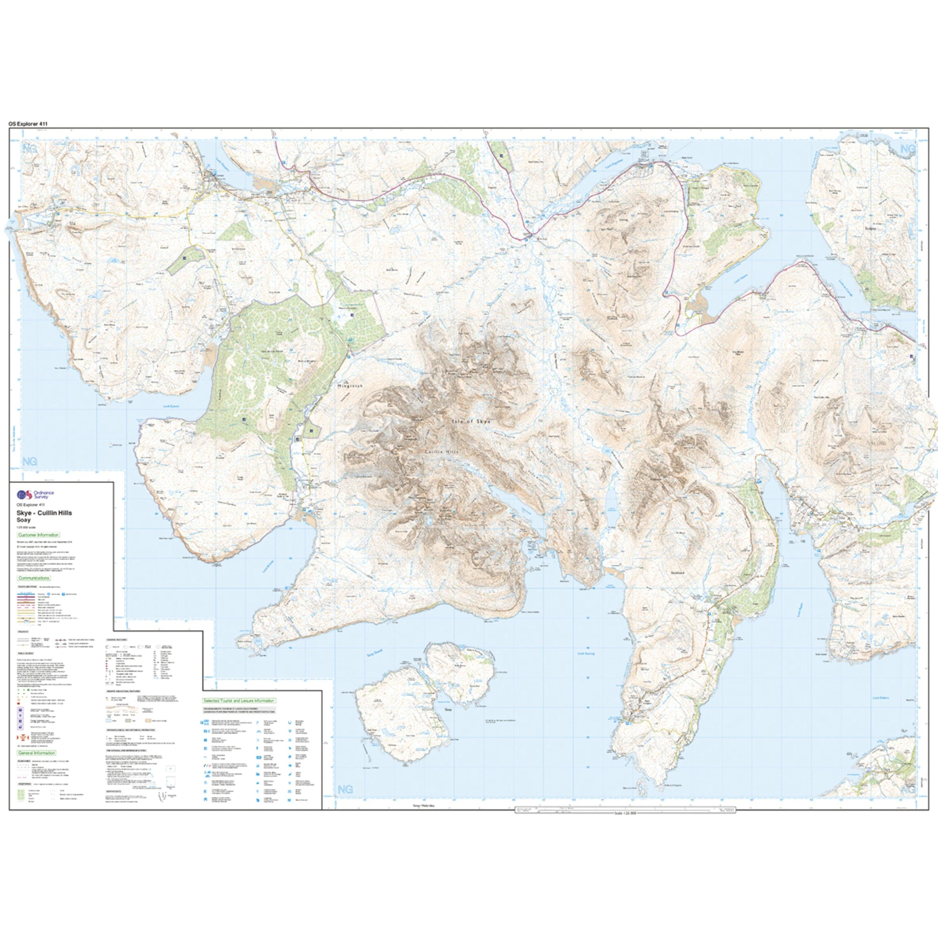 Explorer Active 411 Skye – Cuillin Hills Map With Digital Version - Image 3
