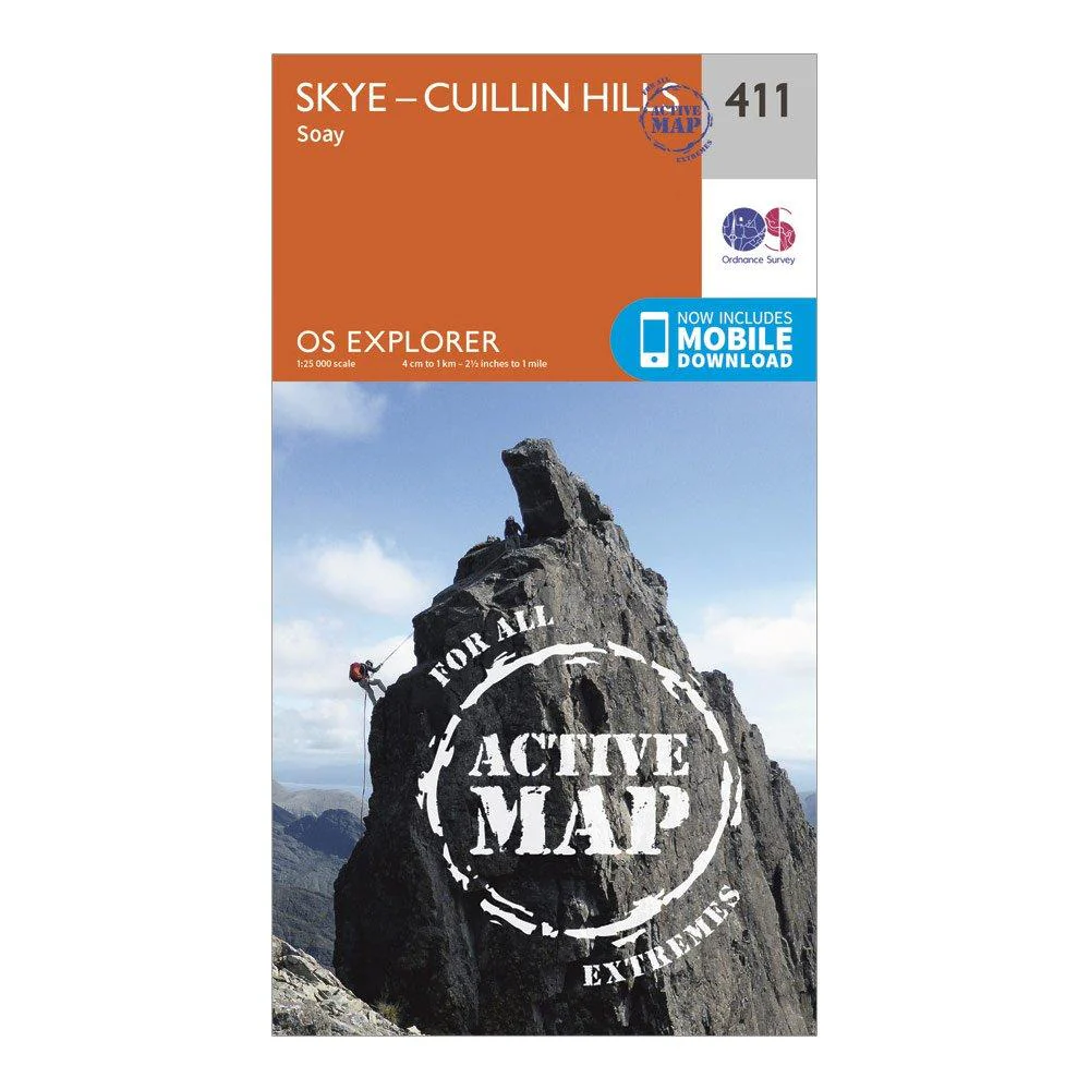 Explorer Active 411 Skye – Cuillin Hills Map With Digital Version - Image 4