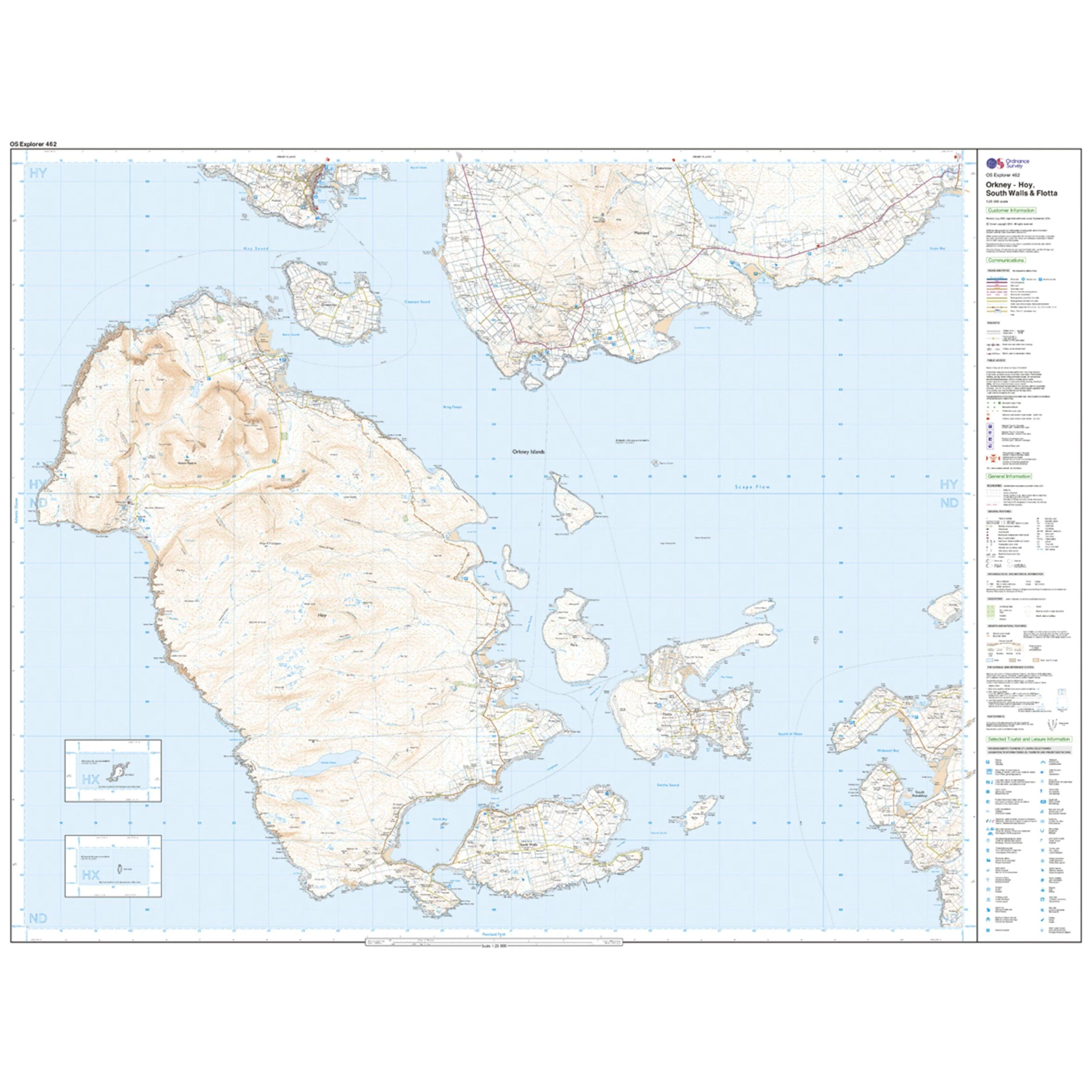 Explorer Active 462 Orkney - Hoy, South Walls & Flotta Map With Digital Version - Image 3