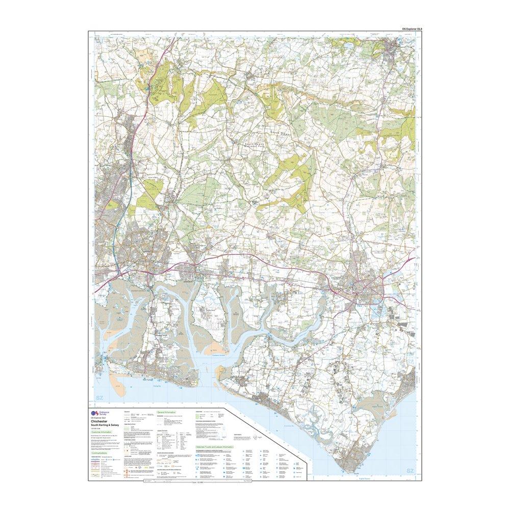 Explorer Active OL 8 Chichester Map - Image 3