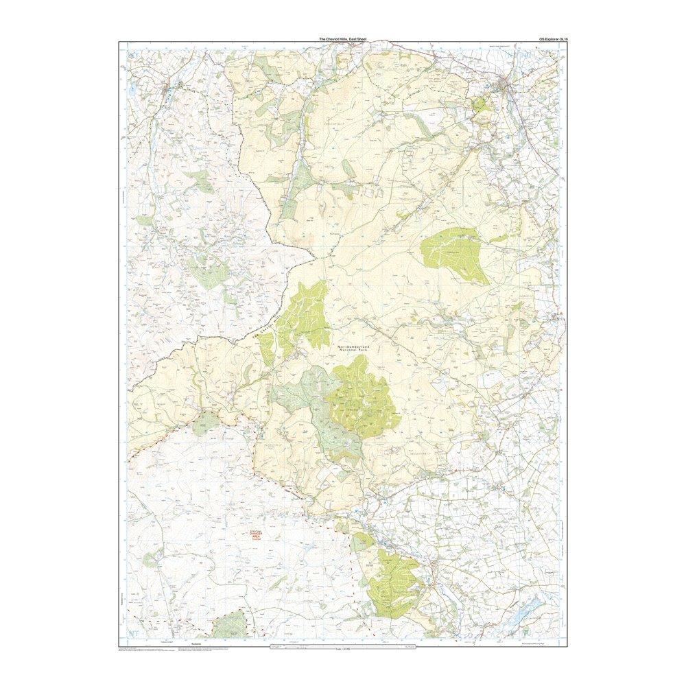 Explorer Active OL16 The Cheviot Hills Map With Digital Version - Image 3
