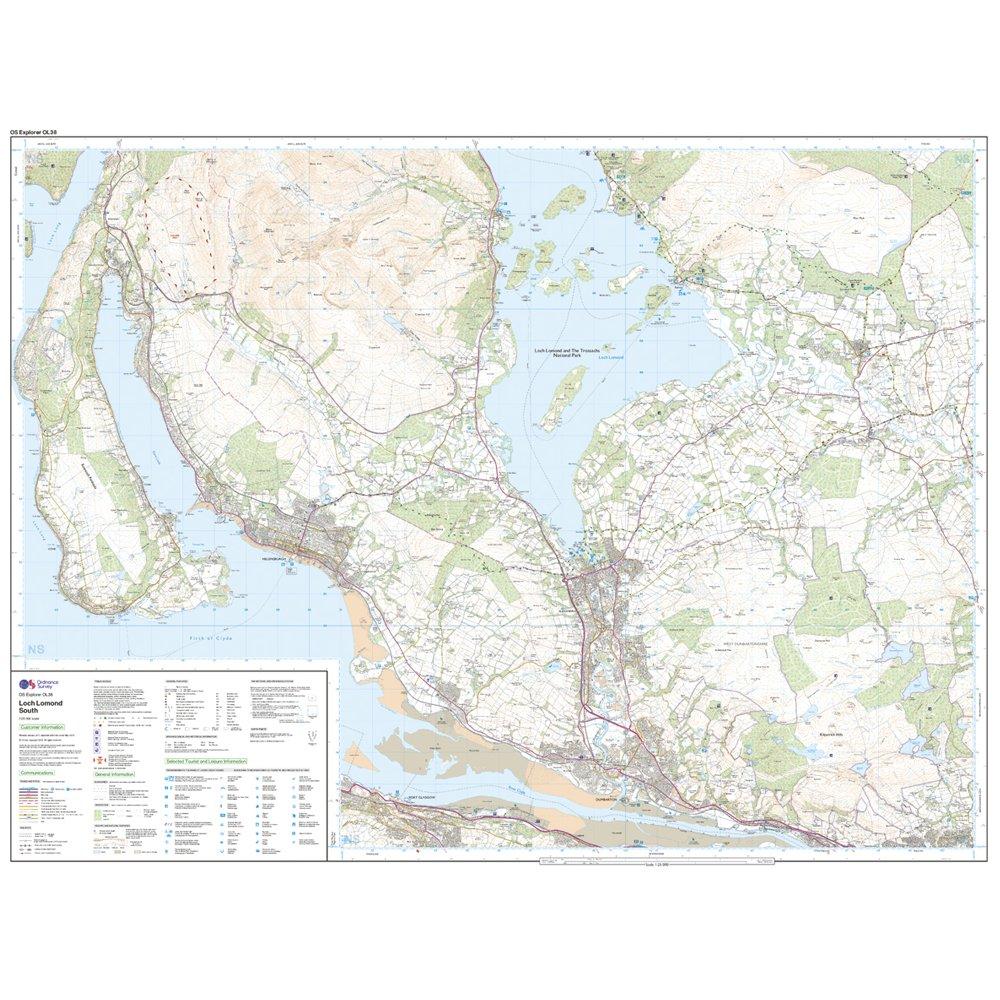 Explorer Active OL38 Loch Lomond South Map - Image 3
