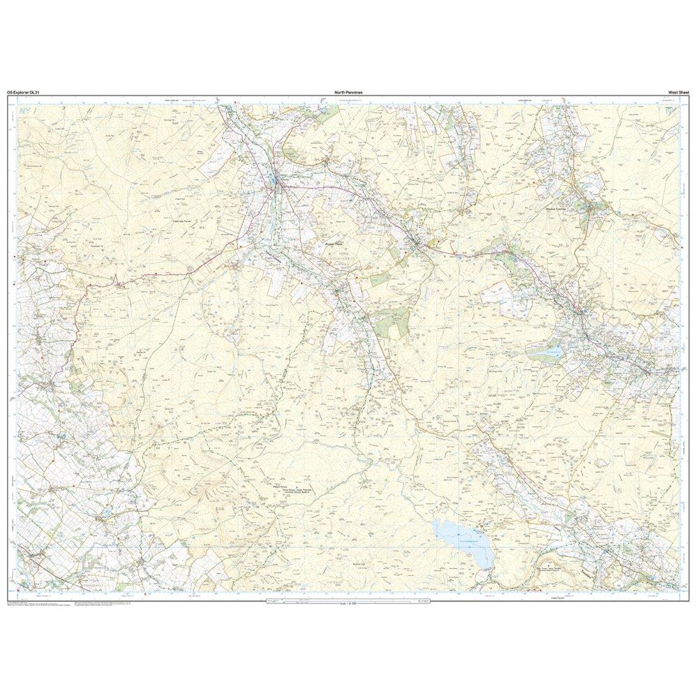 Explorer OL 31 North Pennines - Teesdale & Weardale Map - Image 4