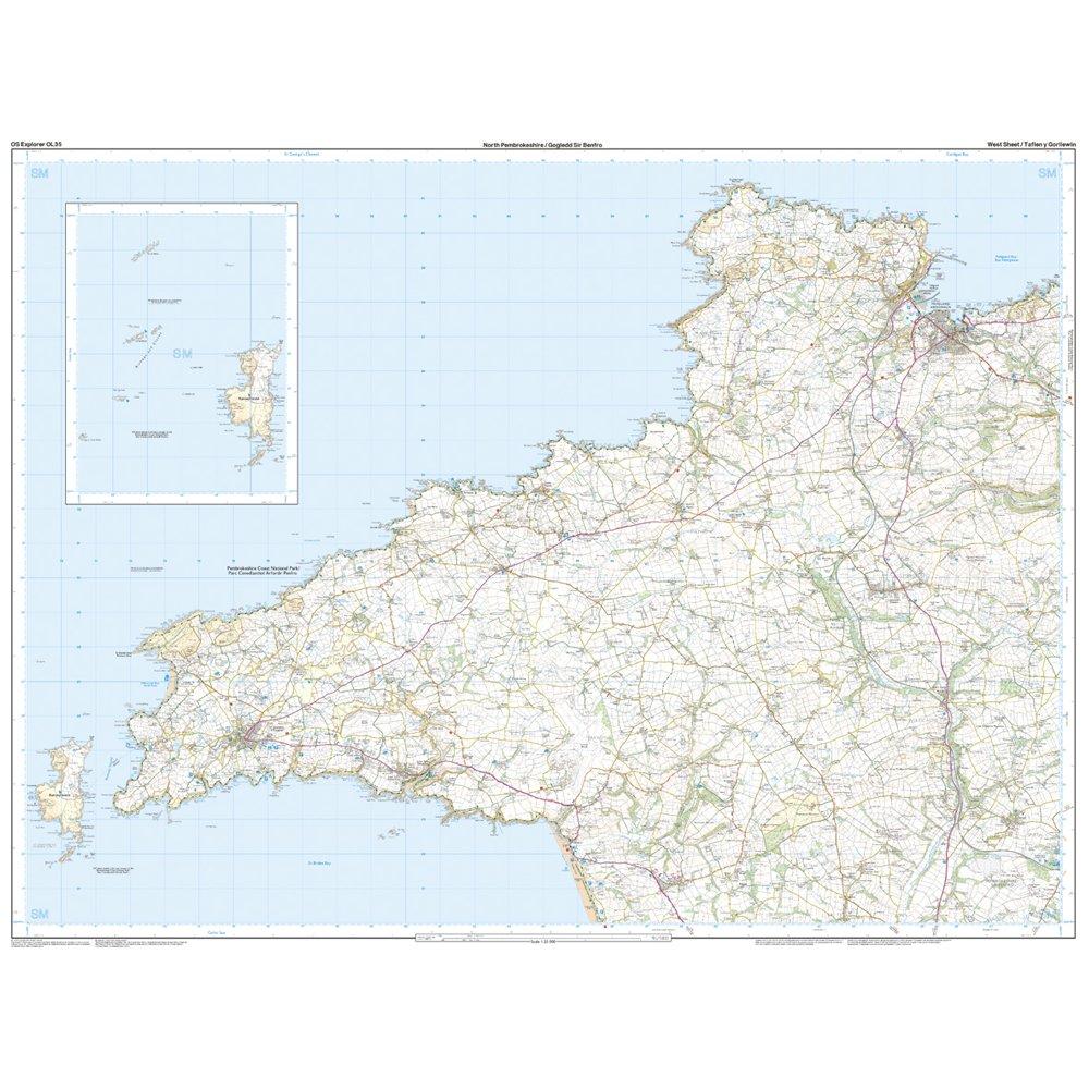 Explorer OL 35 North Pembrokeshire Map - Image 4