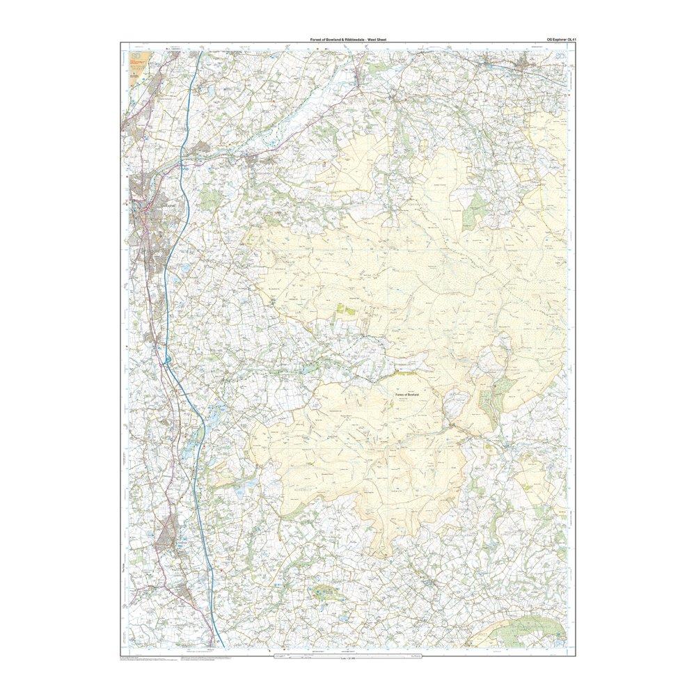 Explorer OL 41 Active D Forest of Bowland Map - Image 3