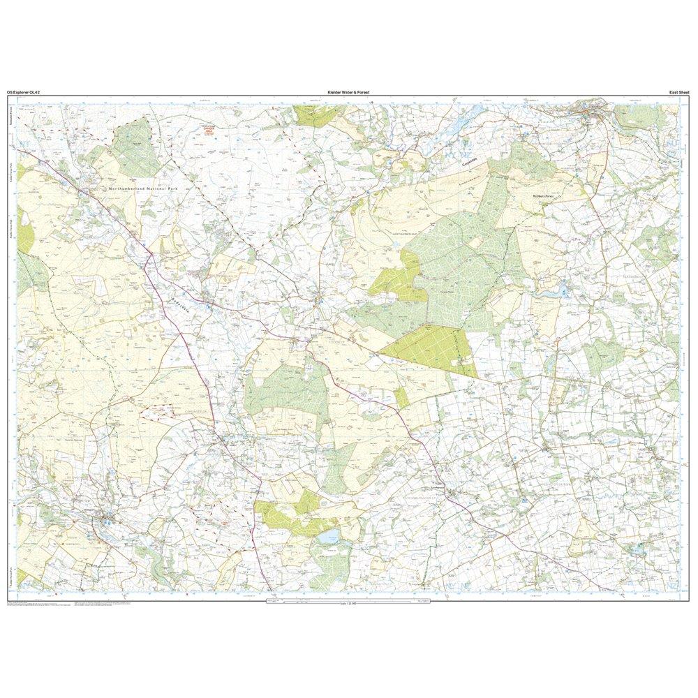 Explorer OL 42 Kielder Water & Forest Map - Image 3