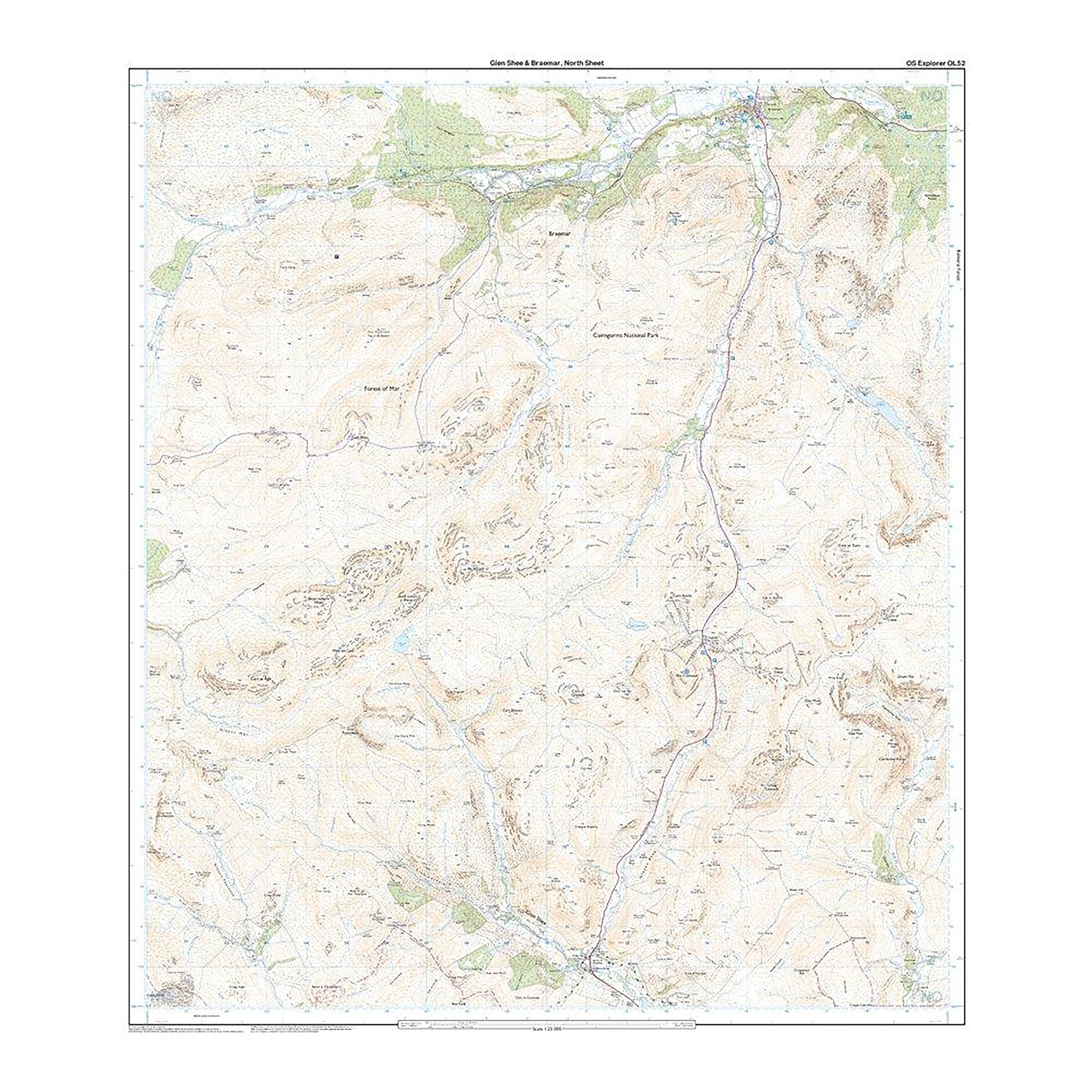 Explorer OL 52 Active D Glen Shee & Braemar Map - Image 3