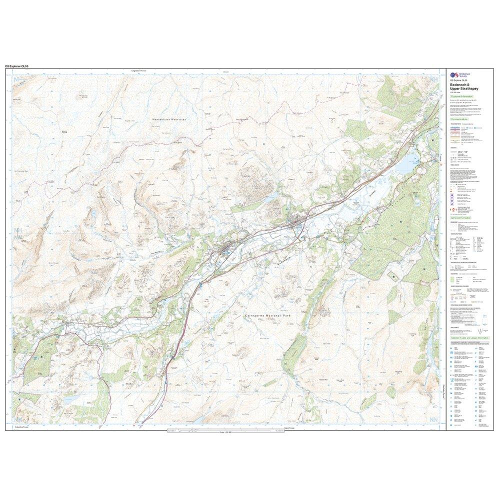 Explorer OL 56 Active D Badenoch & Upper Strathspey Map - Image 3