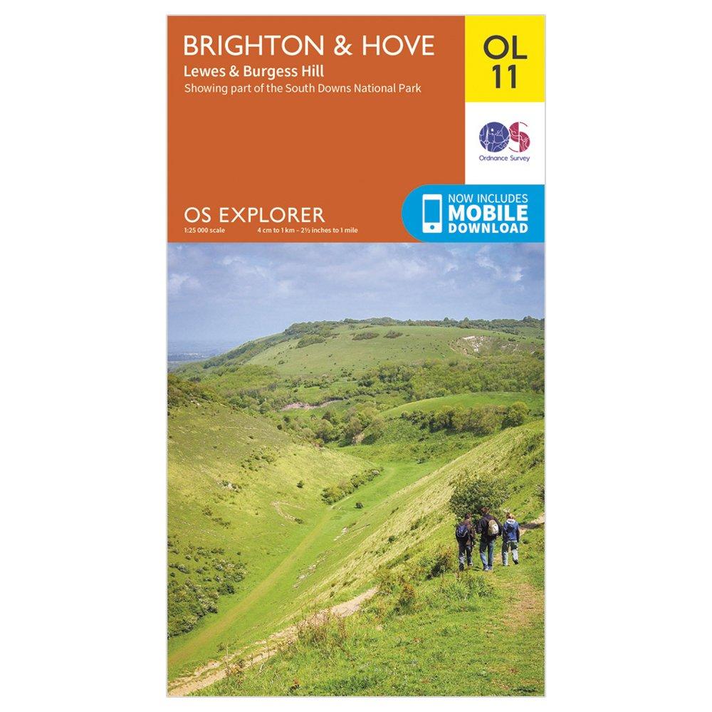 Explorer OL11 Brighton & Hove Map With Digital Version - Image 4