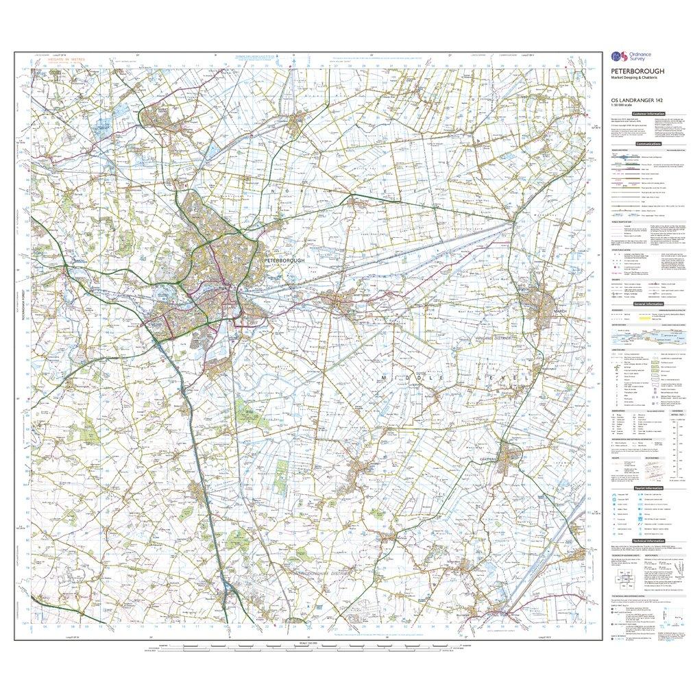 Landranger 142 Peterborough, Market Deeping & Chatteris Map With Digital Version - Image 3