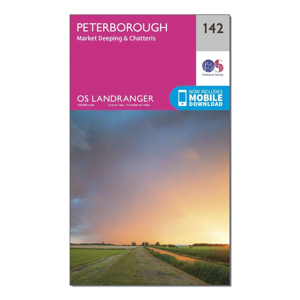 Landranger 142 Peterborough, Market Deeping & Chatteris Map With Digital Version - Image 4