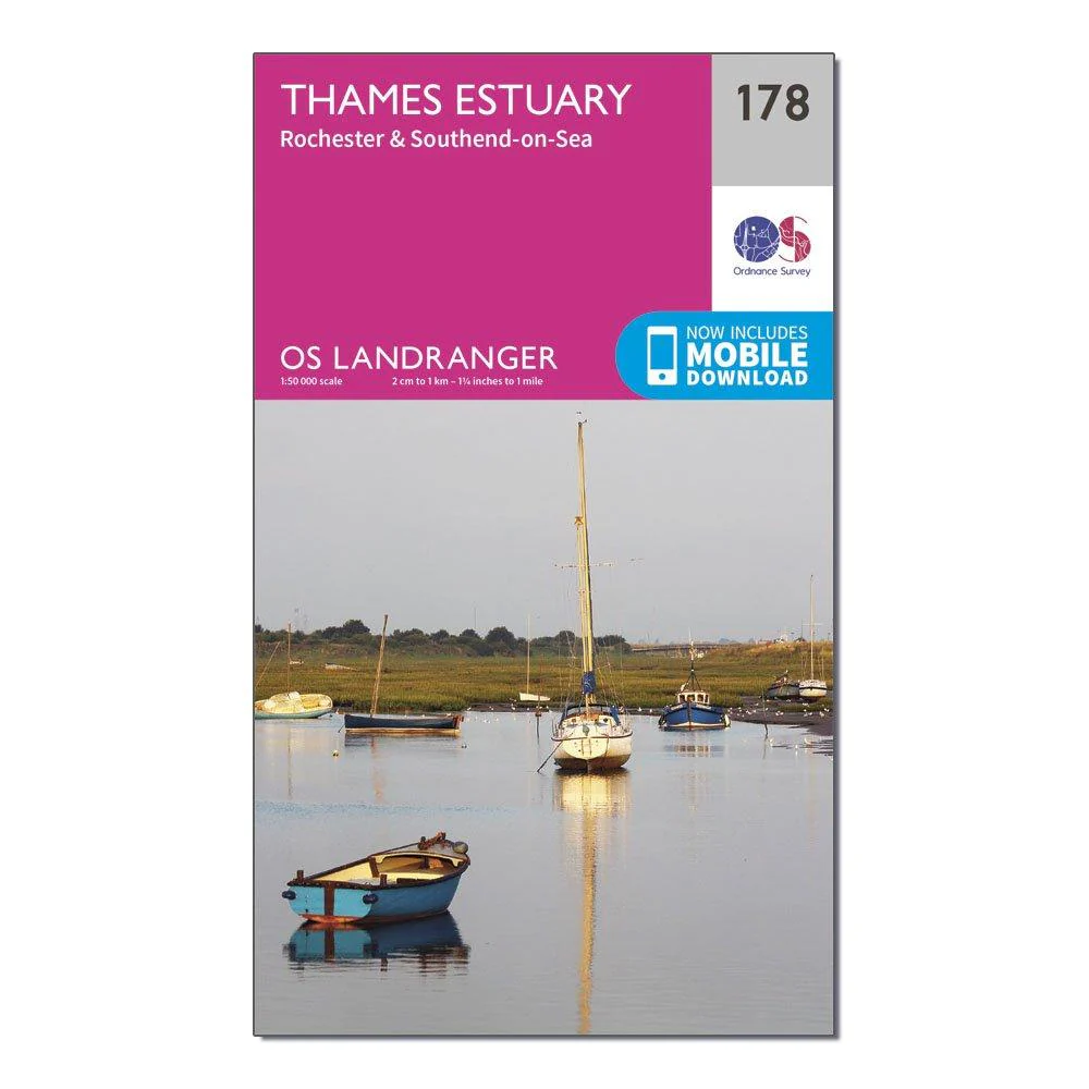 Landranger 178 Thames Estuary Map - Image 4