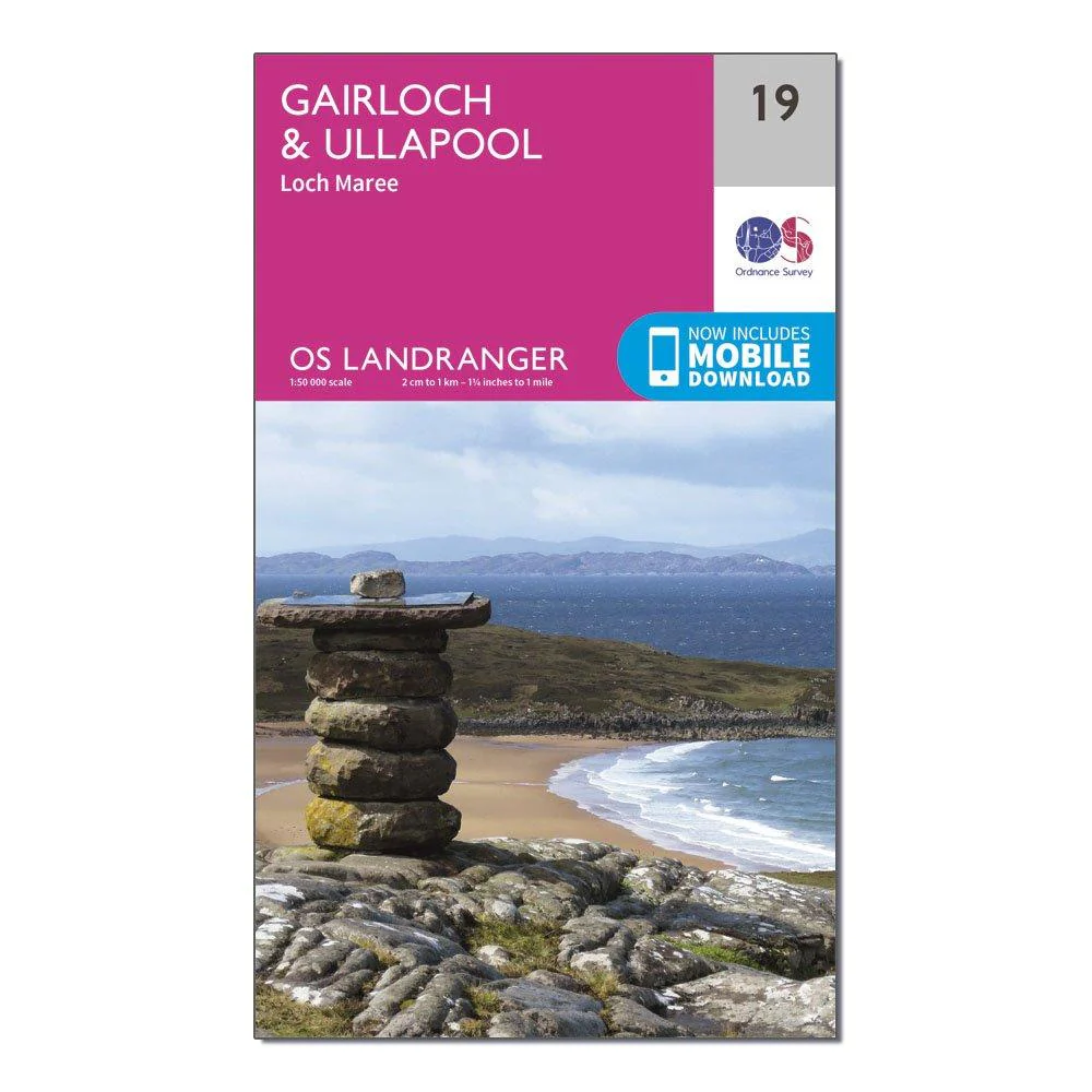 Landranger 19 Gairloch & Ullapool Map - Image 4