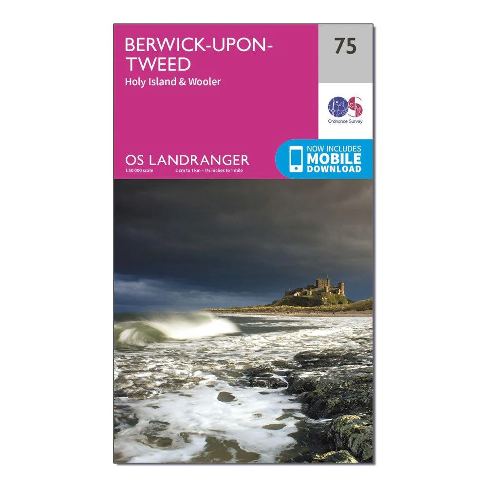 Landranger 75 Berwick-upon-Tweed Map With Digital Version - Image 4