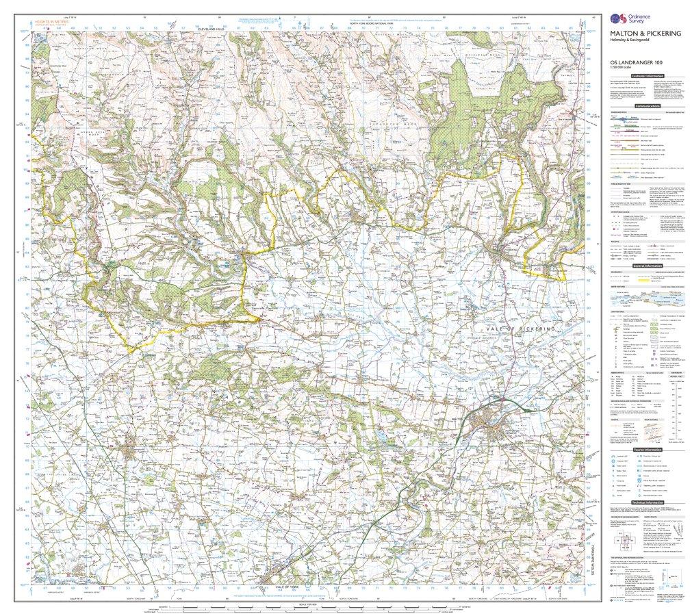 Landranger Active 100 Malton & Pickering, Helmsley & Easingwold Map With Digital Version - Image 3
