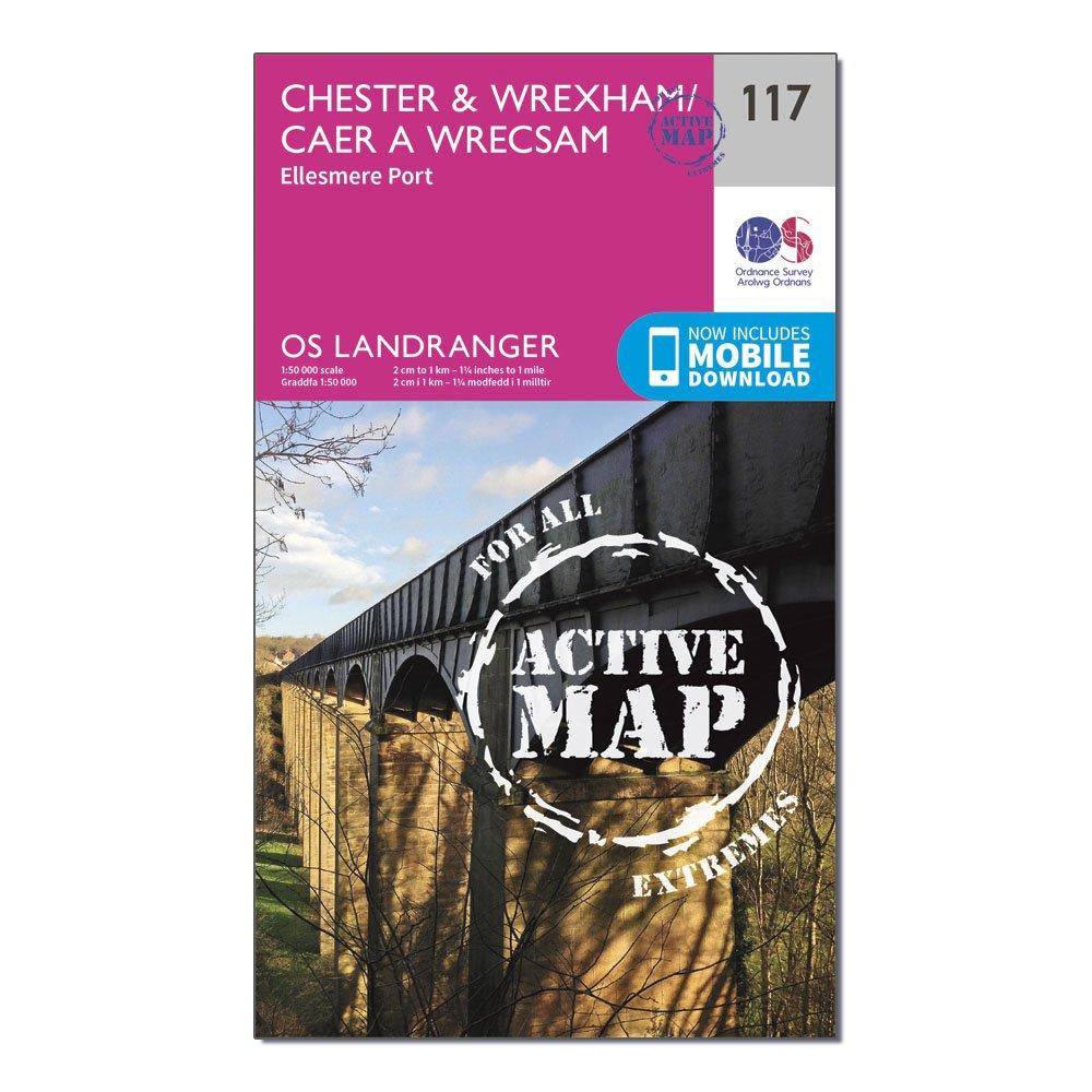 Landranger Active 117 Chester & Wrexham, Ellesmere Port Map With Digital Version - Image 4