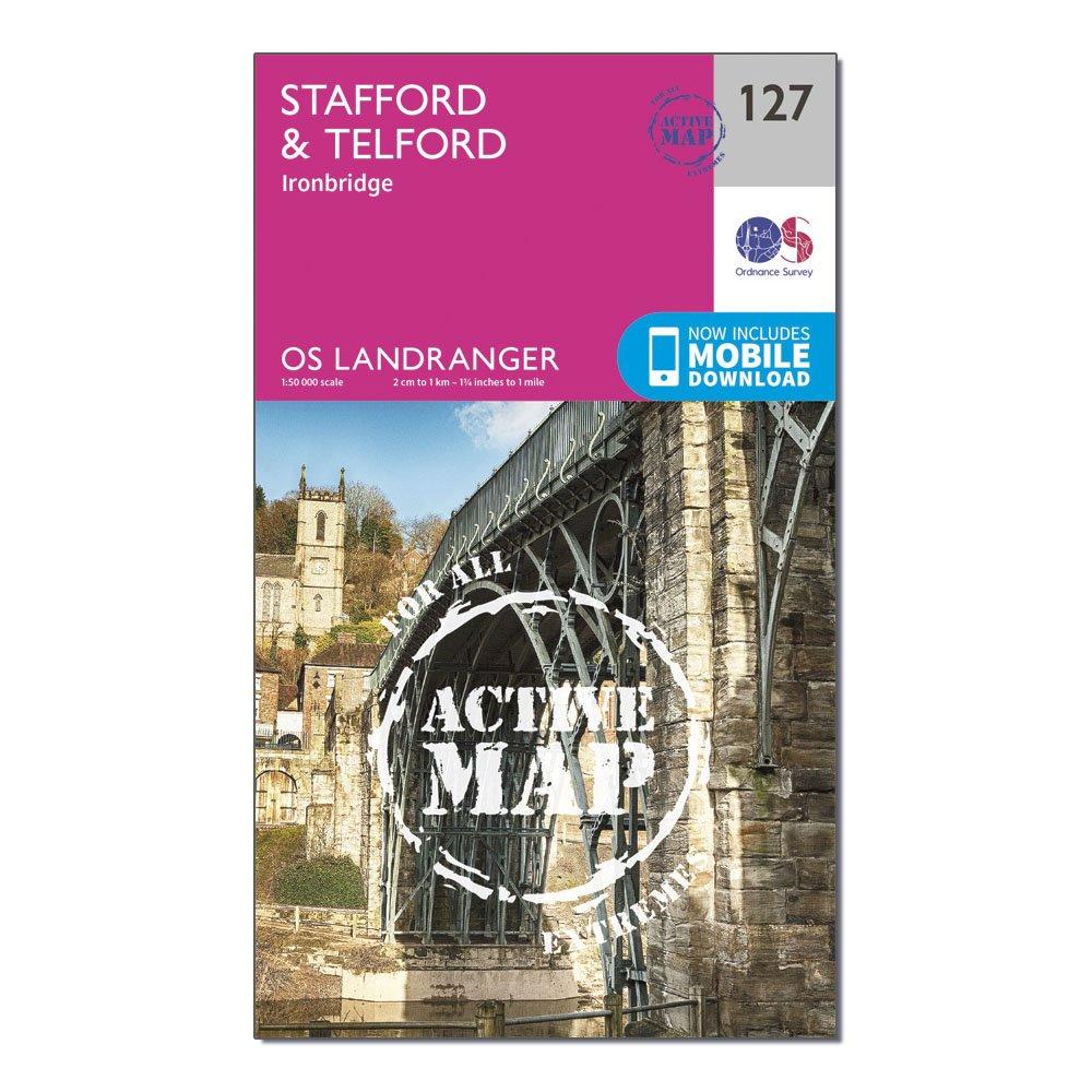 Landranger Active 127 Stafford & Telford, Ironbridge Map With Digital Version - Image 4