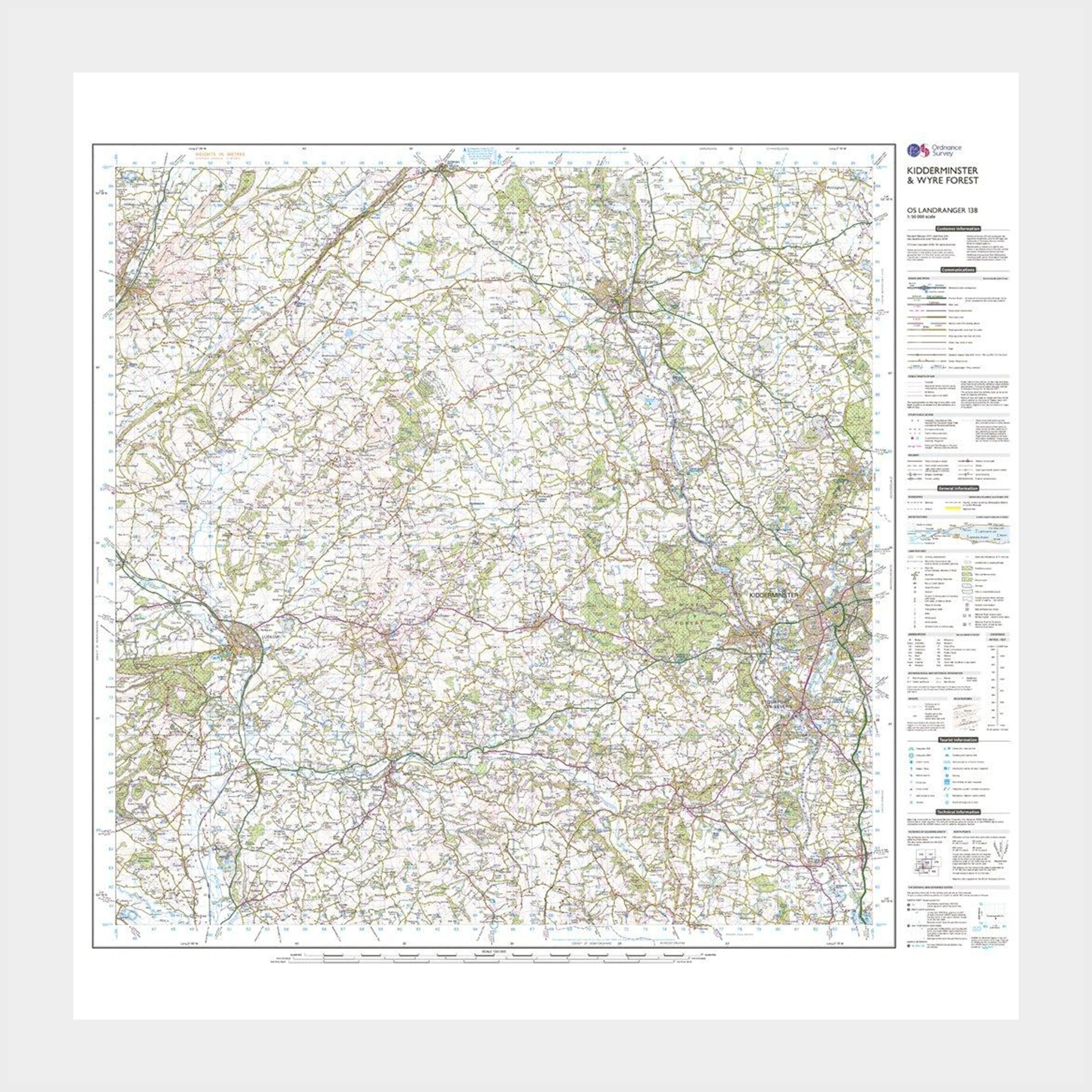 Landranger Active 138 Kidderminster & Wyre Forest Map With Digital Version - Image 3